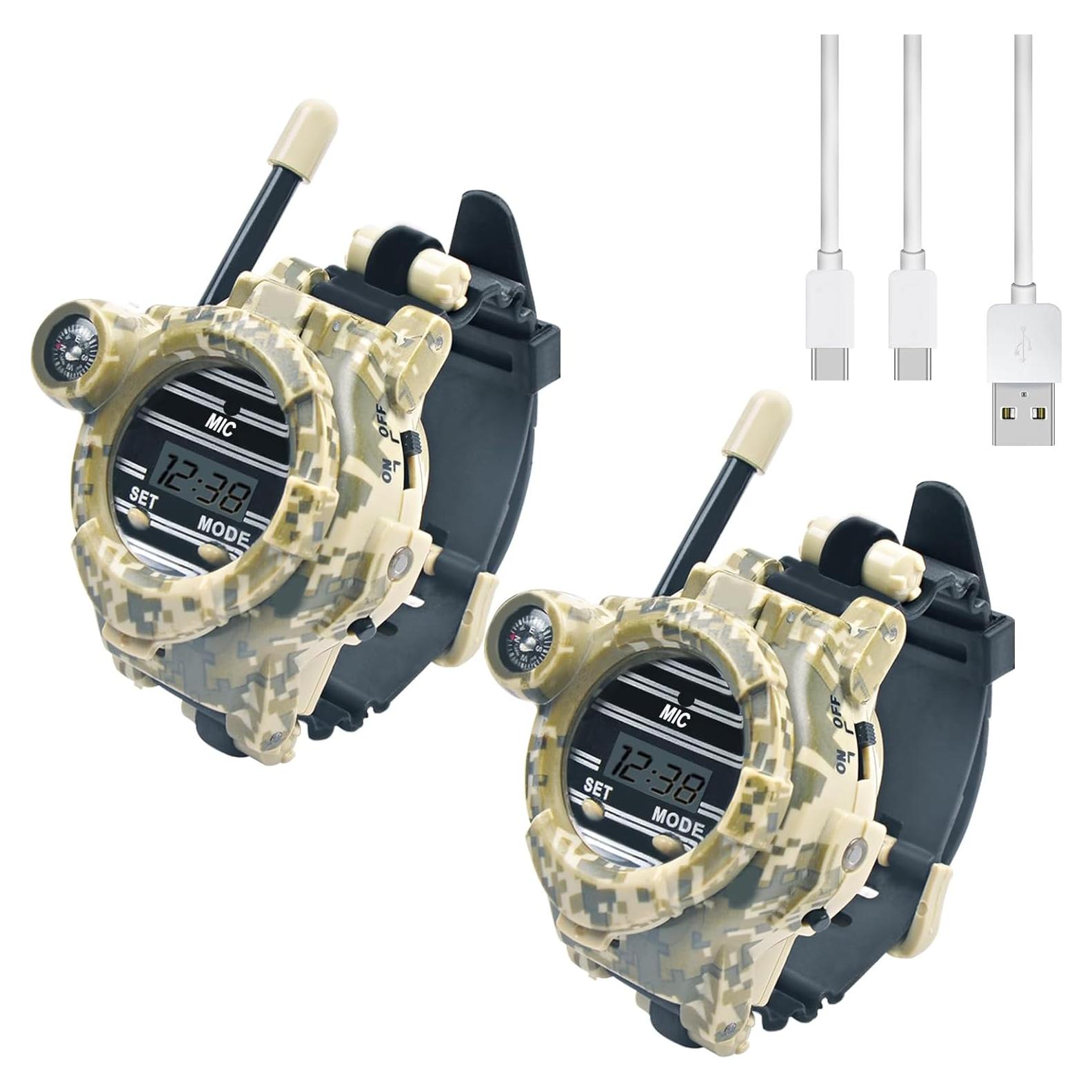 Walkie Talkies Recargables ZOMFOM para Niños 150m Alcance