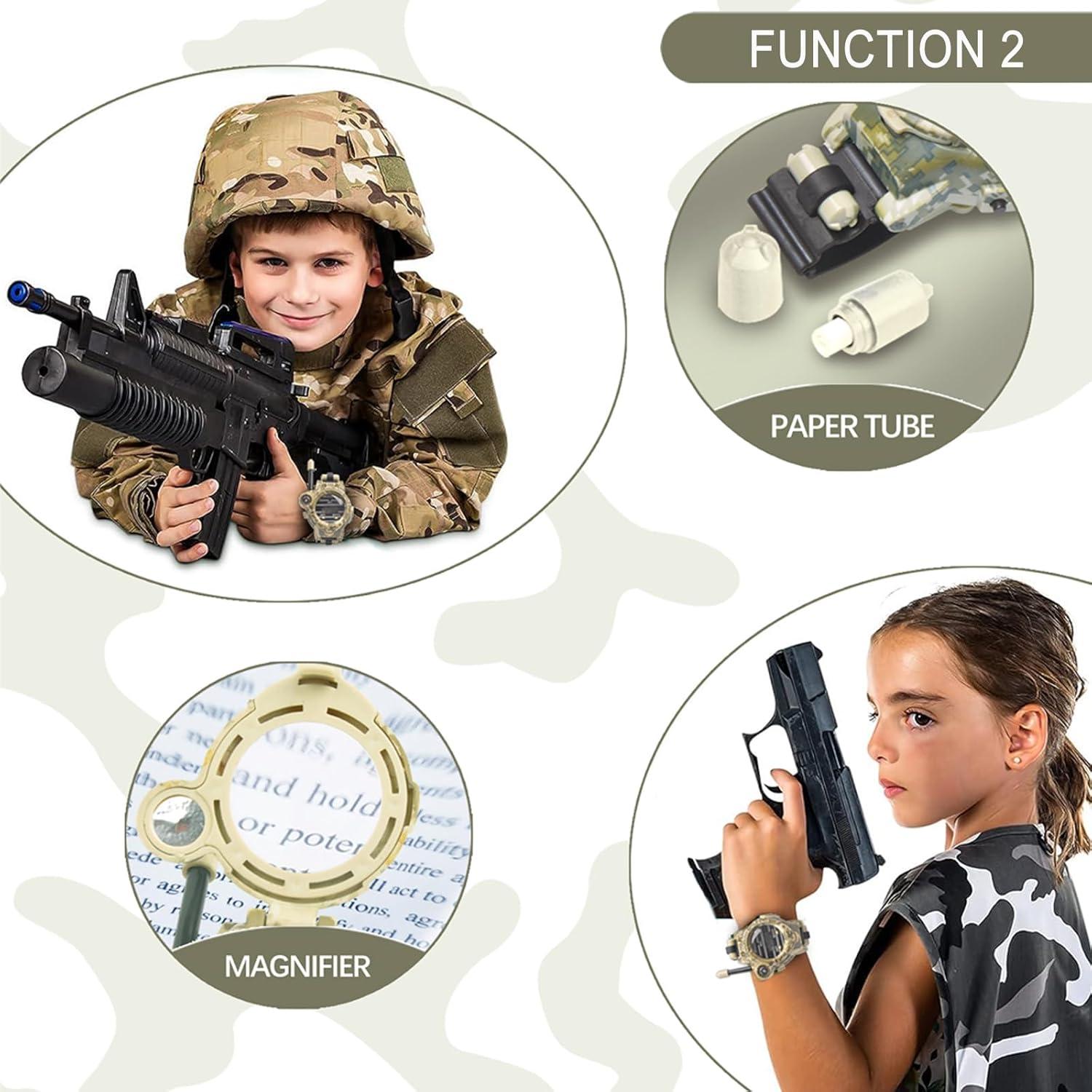 Walkie Talkies Recargables ZOMFOM para Niños 150m Alcance