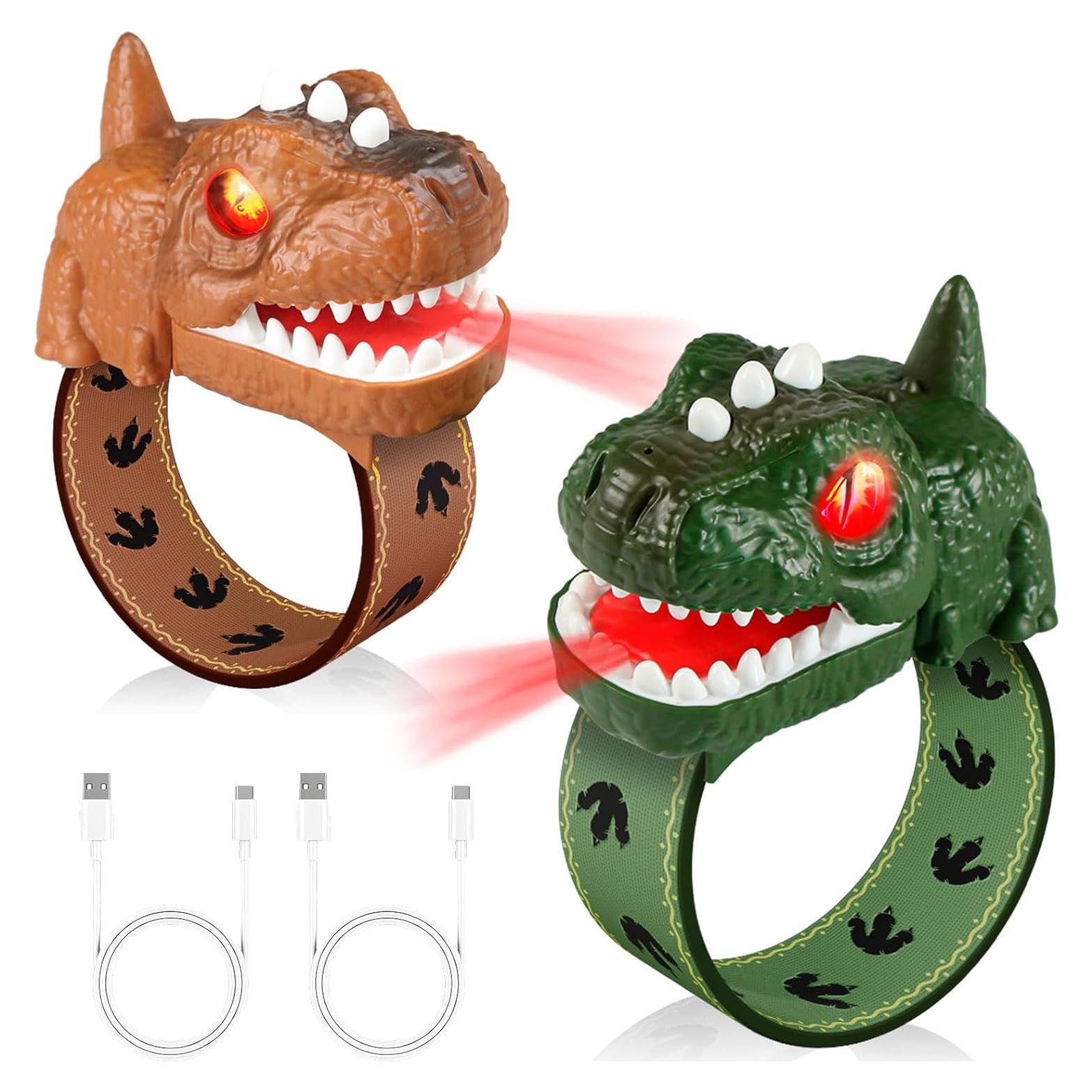 Walkie Talkies Dinosaurio T-Rex Recargables para Niños 3-12 Años