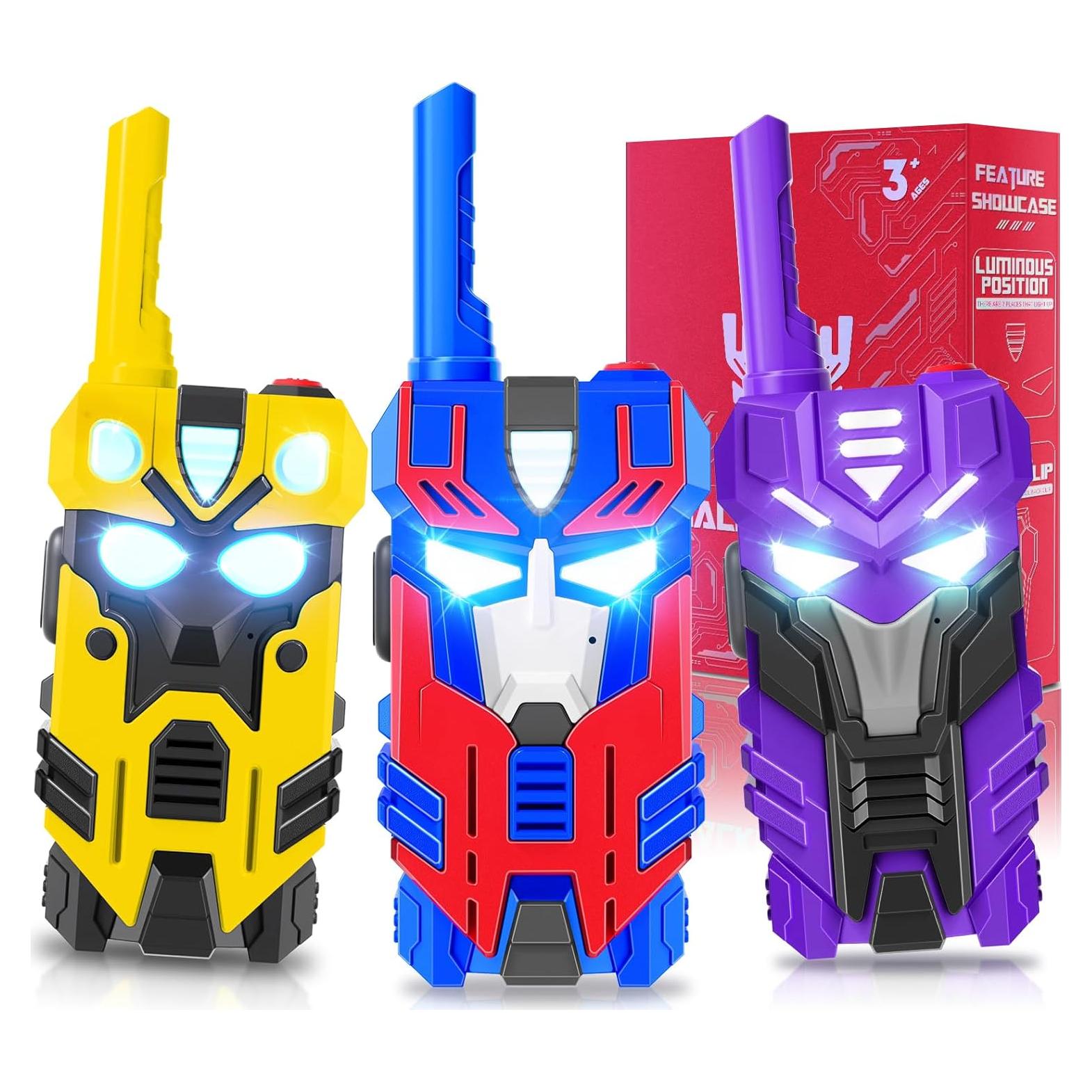 Walkie Talkies para Niños BTMBORY - 3 Paquete, Rango 762m