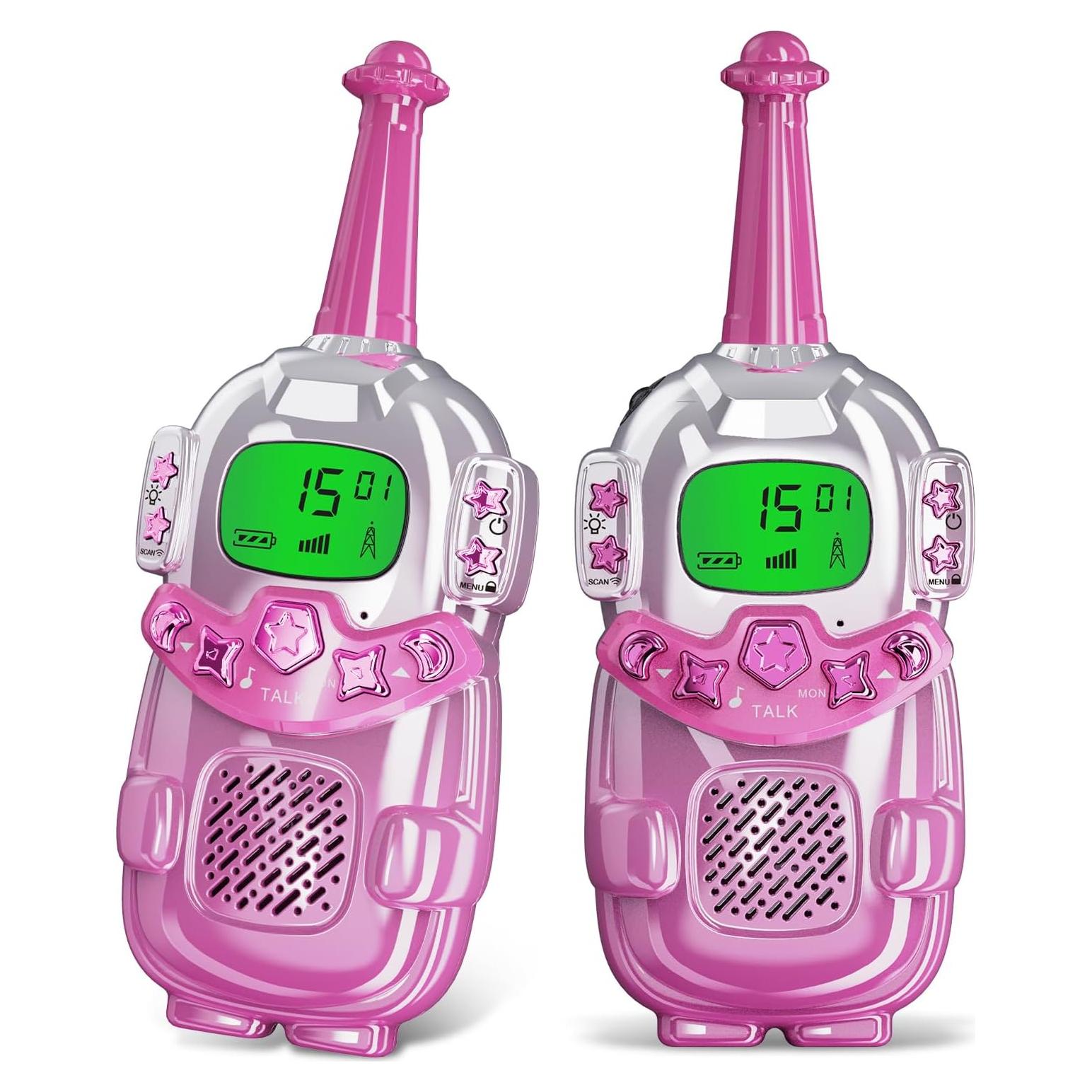 Walkie Talkies para Niños VARLEA 2 Paquete 3KM Alcance