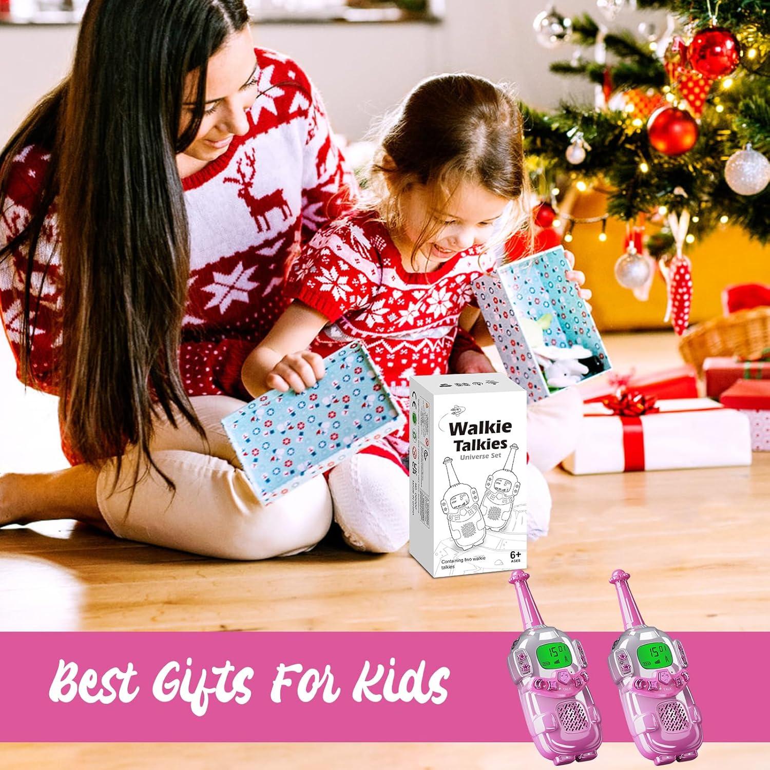 Walkie Talkies para Niños VARLEA 2 Paquete 3KM Alcance