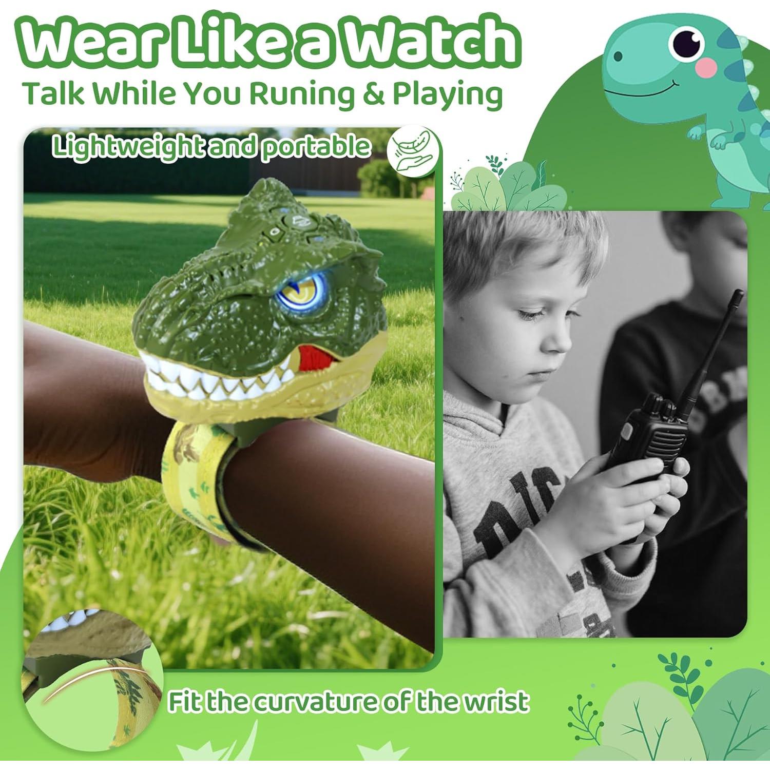 Walkie Talkies de Dinosaurio Vvinca para Niños 3-12 Años