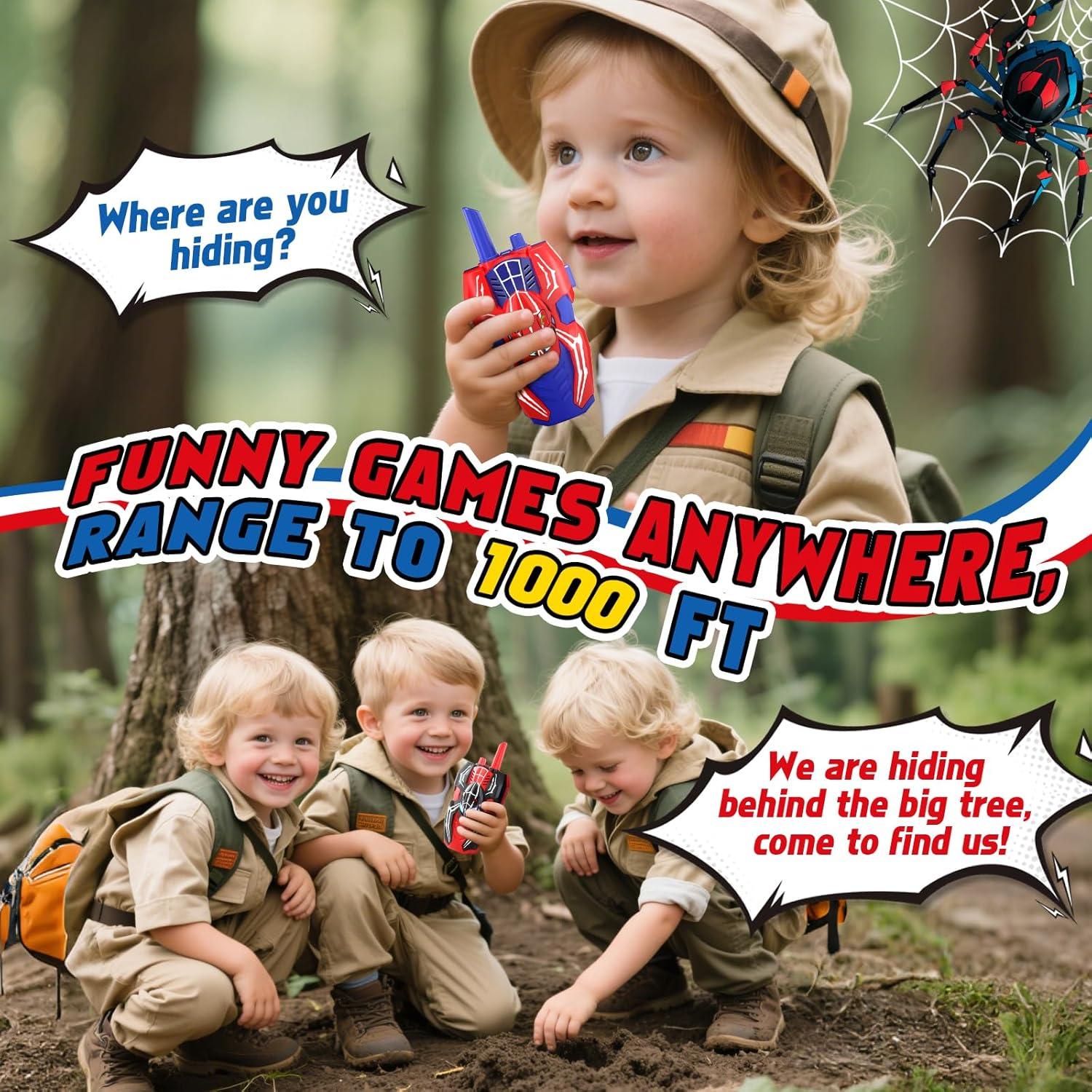 Walkie Talkies para Niños Shantoushi WT-001 2 Paquete