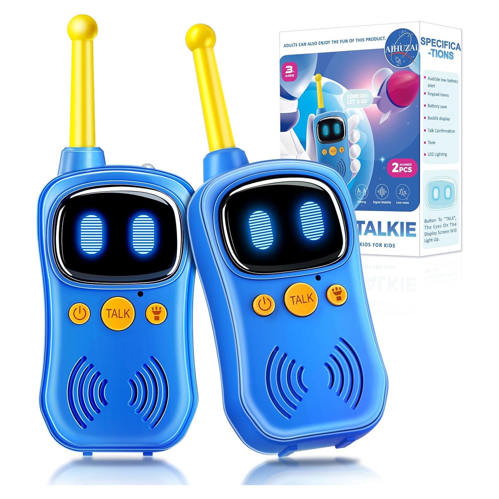 Walkie Talkies Robot Astronauta 2Pack - Rango 914m - Juguetes