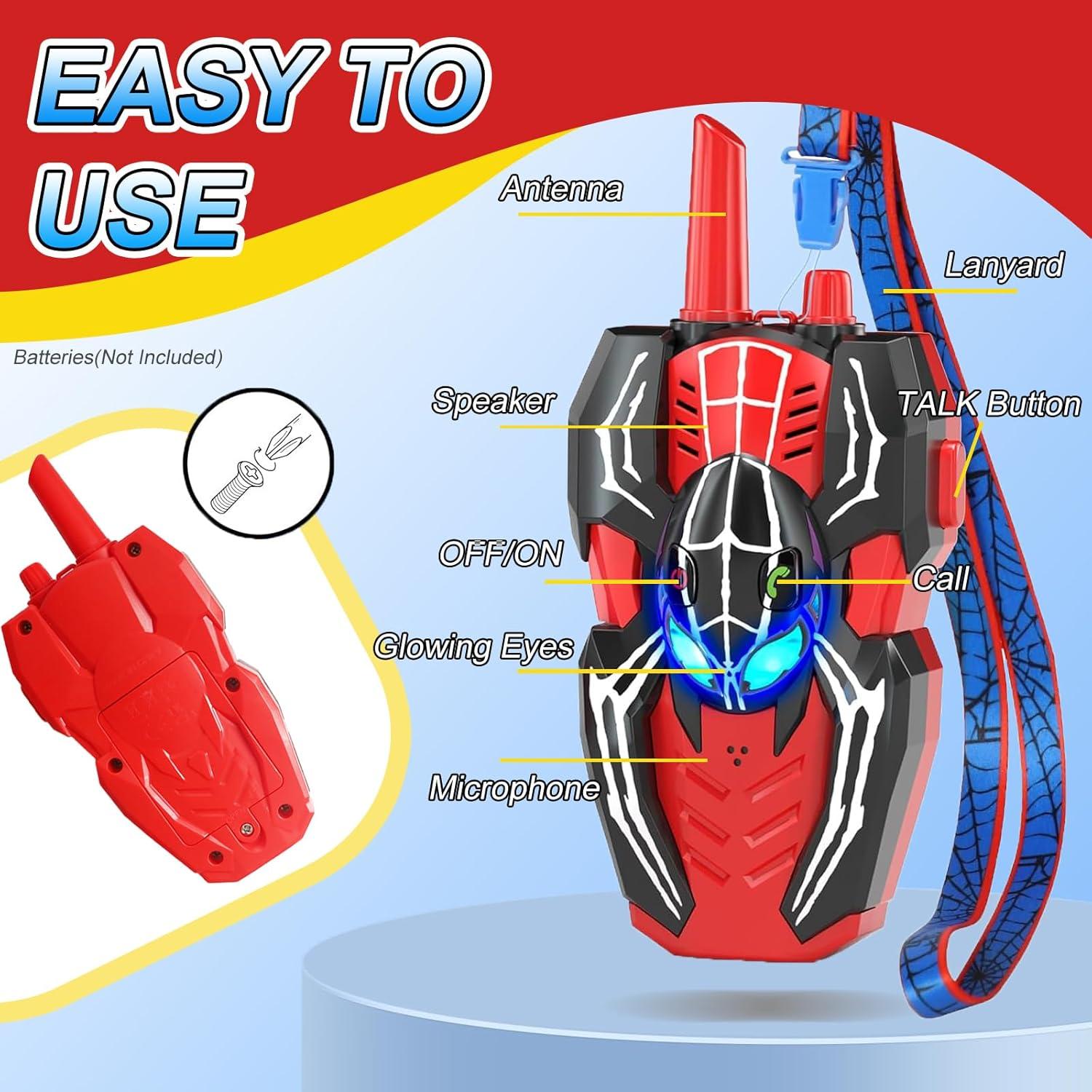 Walkie Talkies para Niños BoomCaCa 2 Piezas Alcance 304m