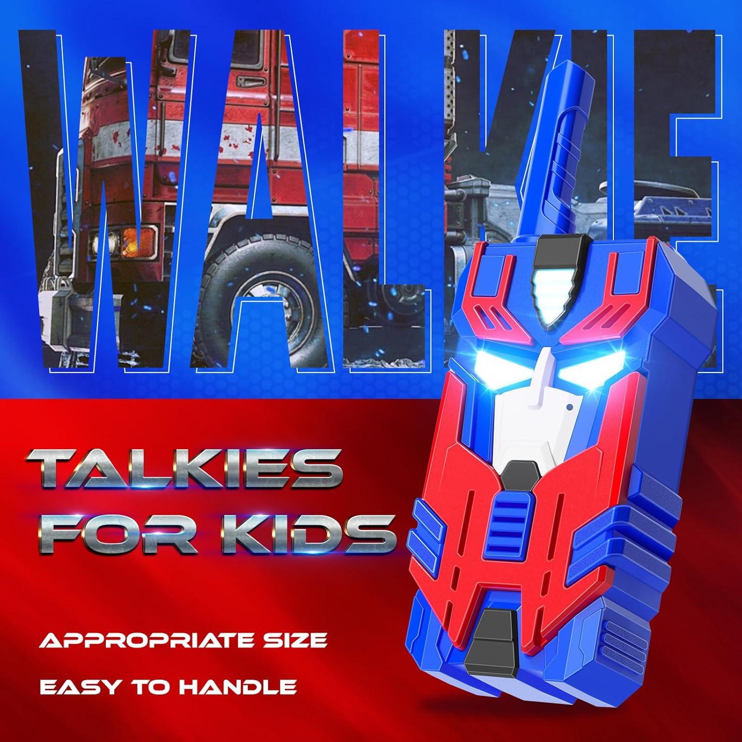 Walkie Talkies para Niños BTMBORY Robot Líder Azul 2 Piezas
