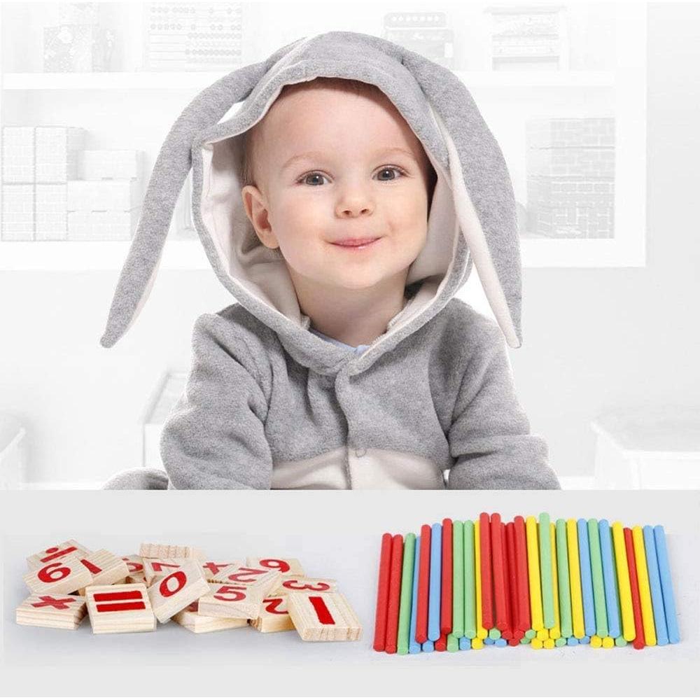 Juguete Educativo de Matemáticas Umbresen - Palos de Madera