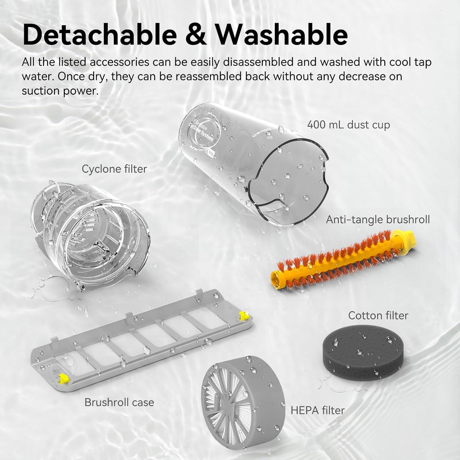 Aspiradora de Mano Dibea UV-10 con Luz UV y Filtro HEPA