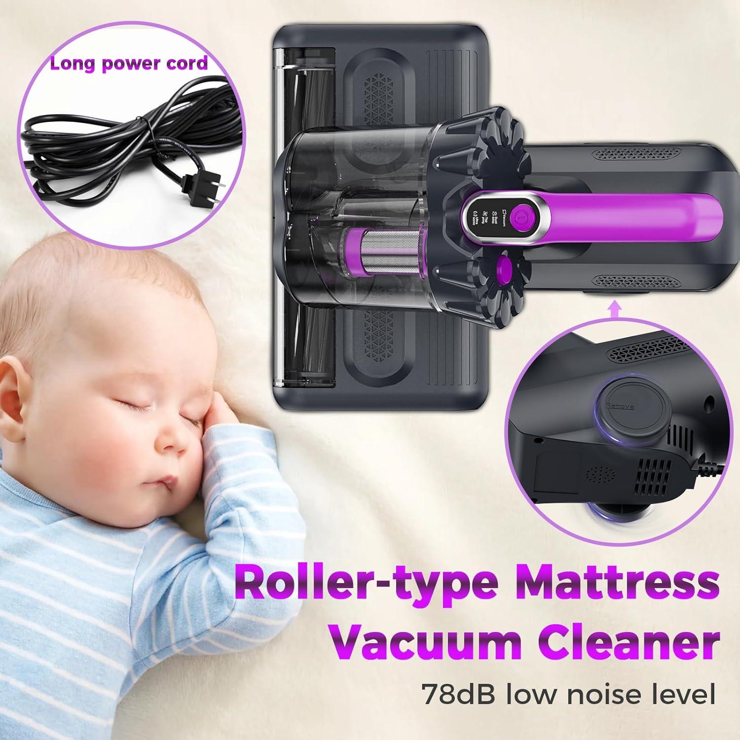 Limpiador de colchones Winterbear CM203, 500W, 17Kpa, U-V-C