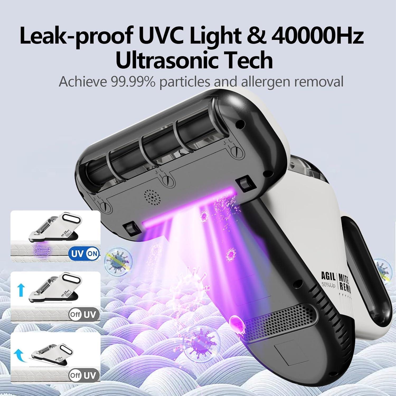 Limpiador de colchones TER MC-10, 450W, 16Kpa, HEPA, UV-C