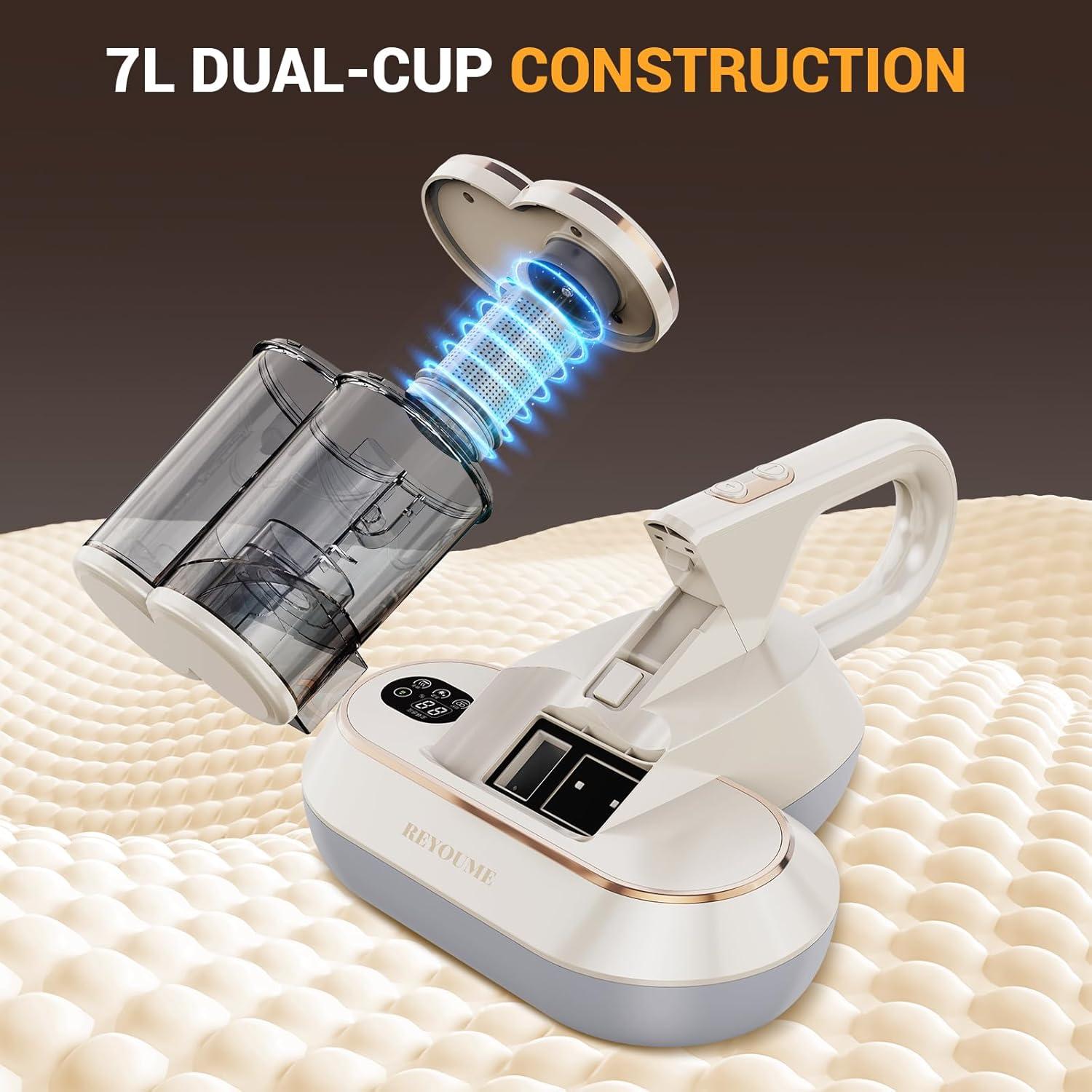 Limpiador de Colchones ReYoume GR-MVC-ZKC 300W HEPA Blanco