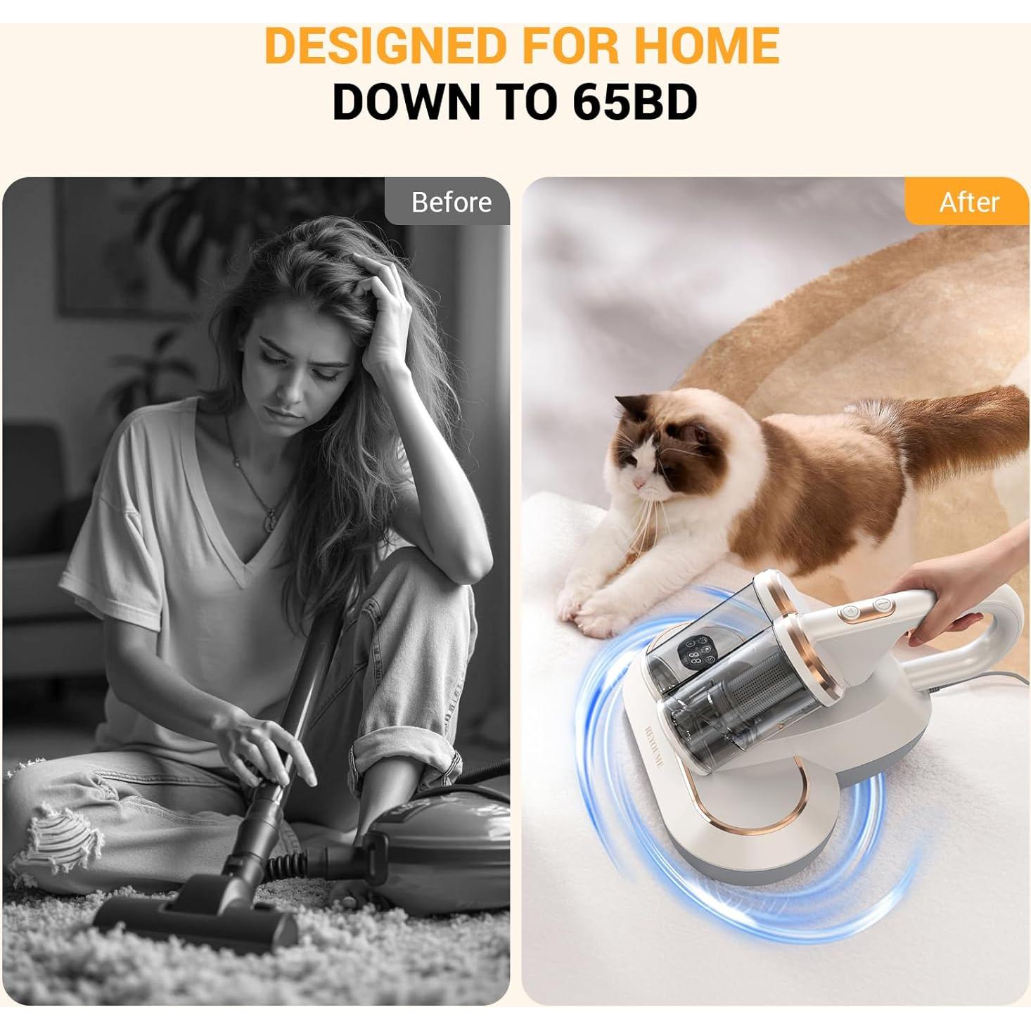 Limpiador de Colchones ReYoume GR-MVC-ZKC 300W HEPA Blanco