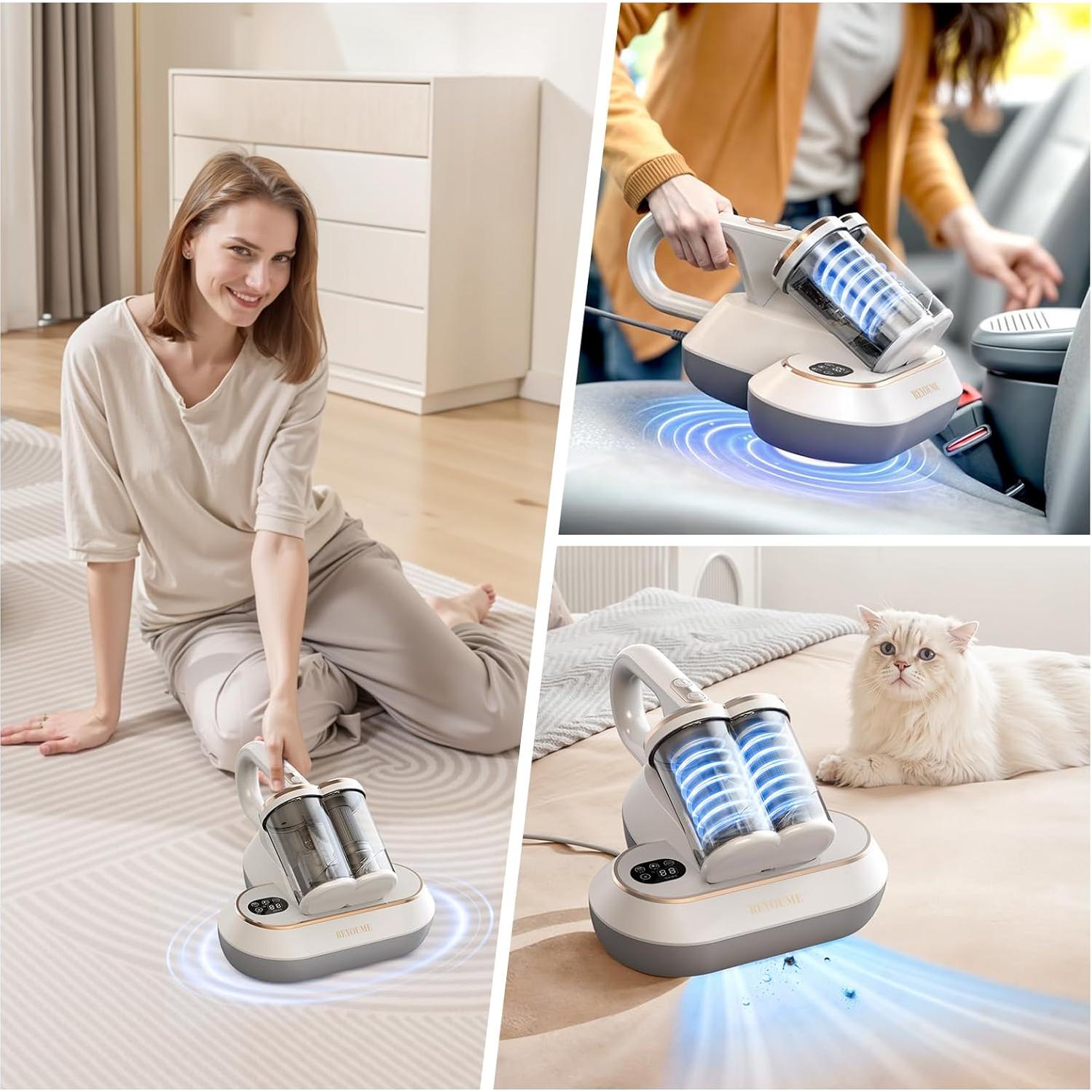 Limpiador de Colchones ReYoume GR-MVC-ZKC 300W HEPA Blanco