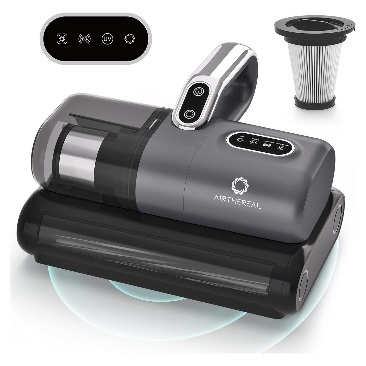 Aspiradora de Colchón AIRTHEREAL M1, 14Kpa, Luz UV-C, 400W