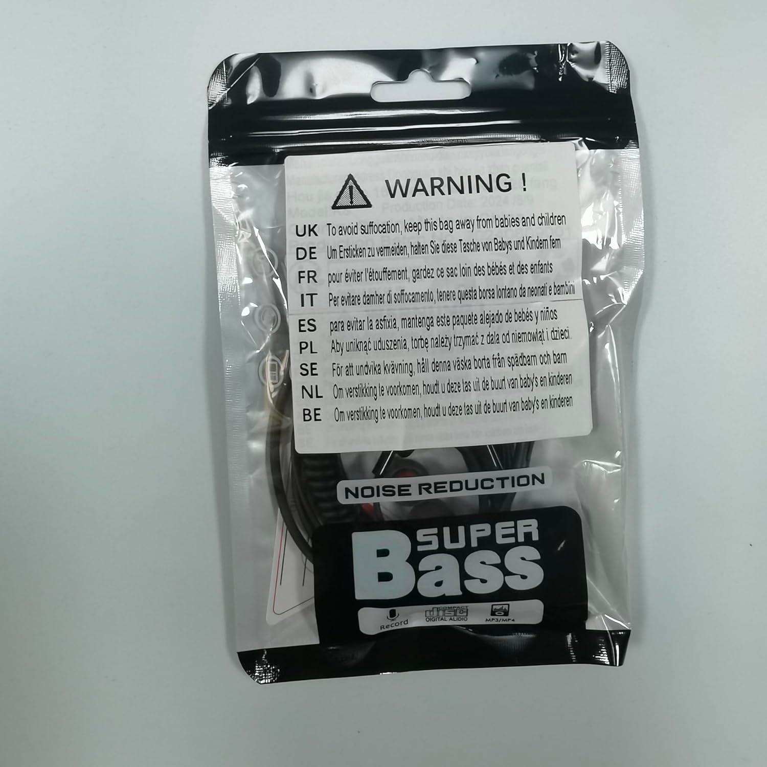 Auricular K8 Mono LINHUIPAD con Micrófono y Aislamiento