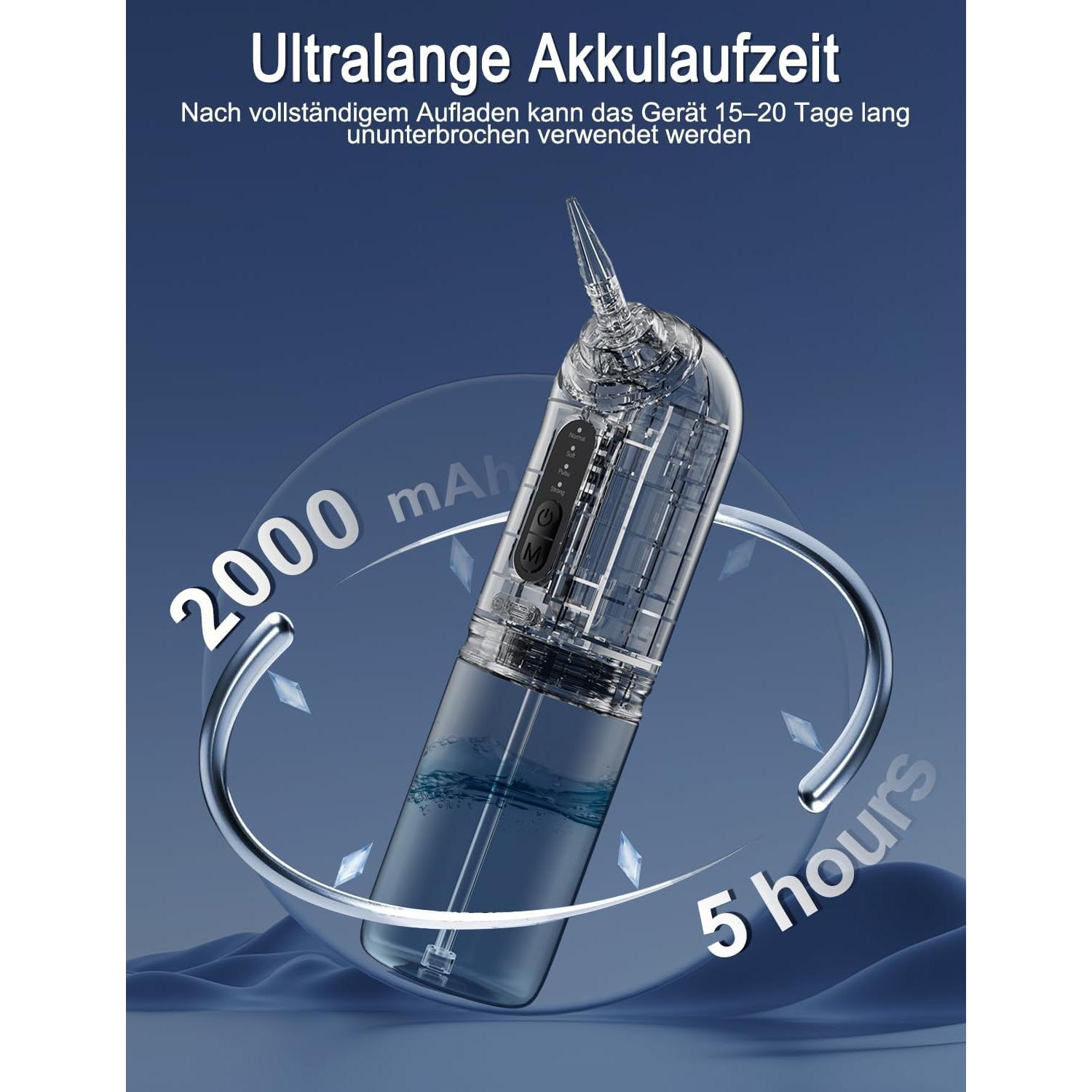 Kit Limpiador de Cera de Oído VITCOCO 2000mAh IPX7 4 Modos
