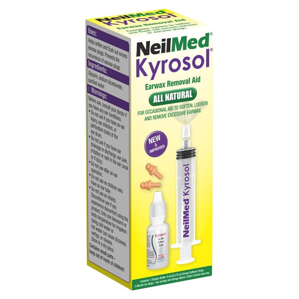 Kit de Lavado de Oídos SQUIP Kyrosol con Glicerina 15ml