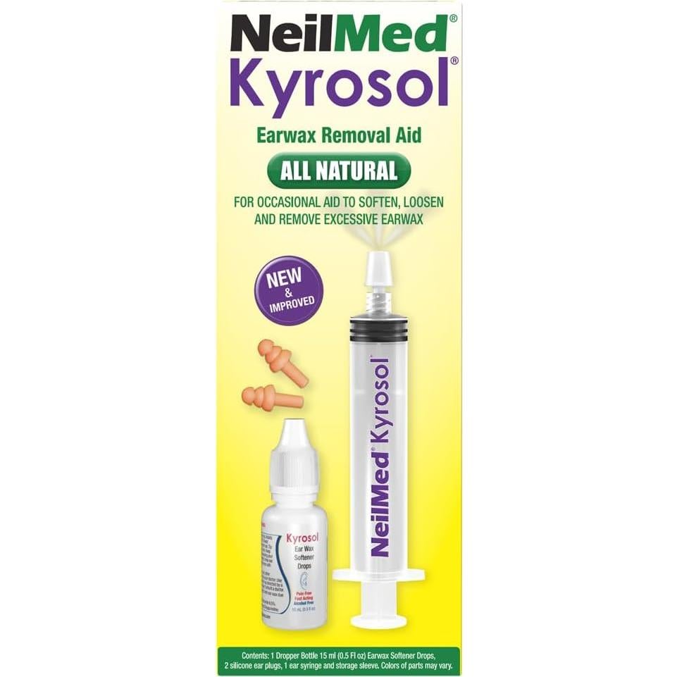 Kit de Lavado de Oídos SQUIP Kyrosol con Glicerina 15ml