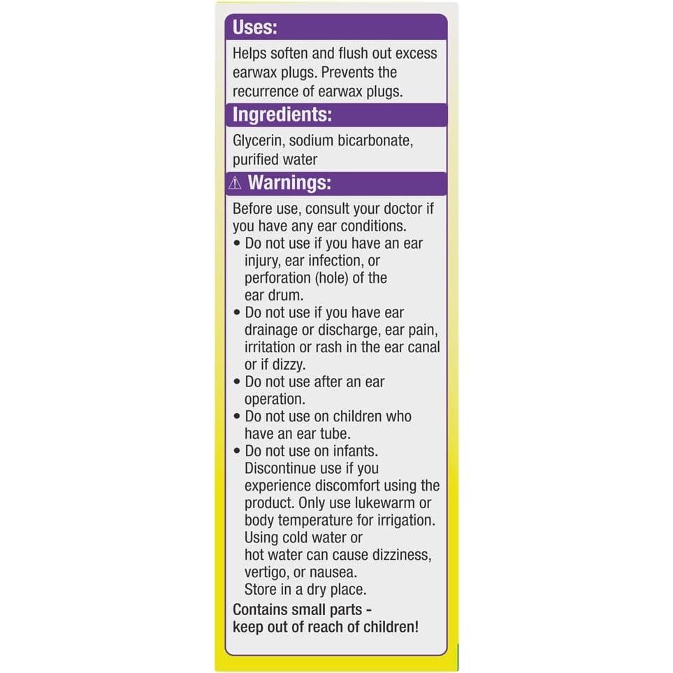 Kit de Lavado de Oídos SQUIP Kyrosol con Glicerina 15ml