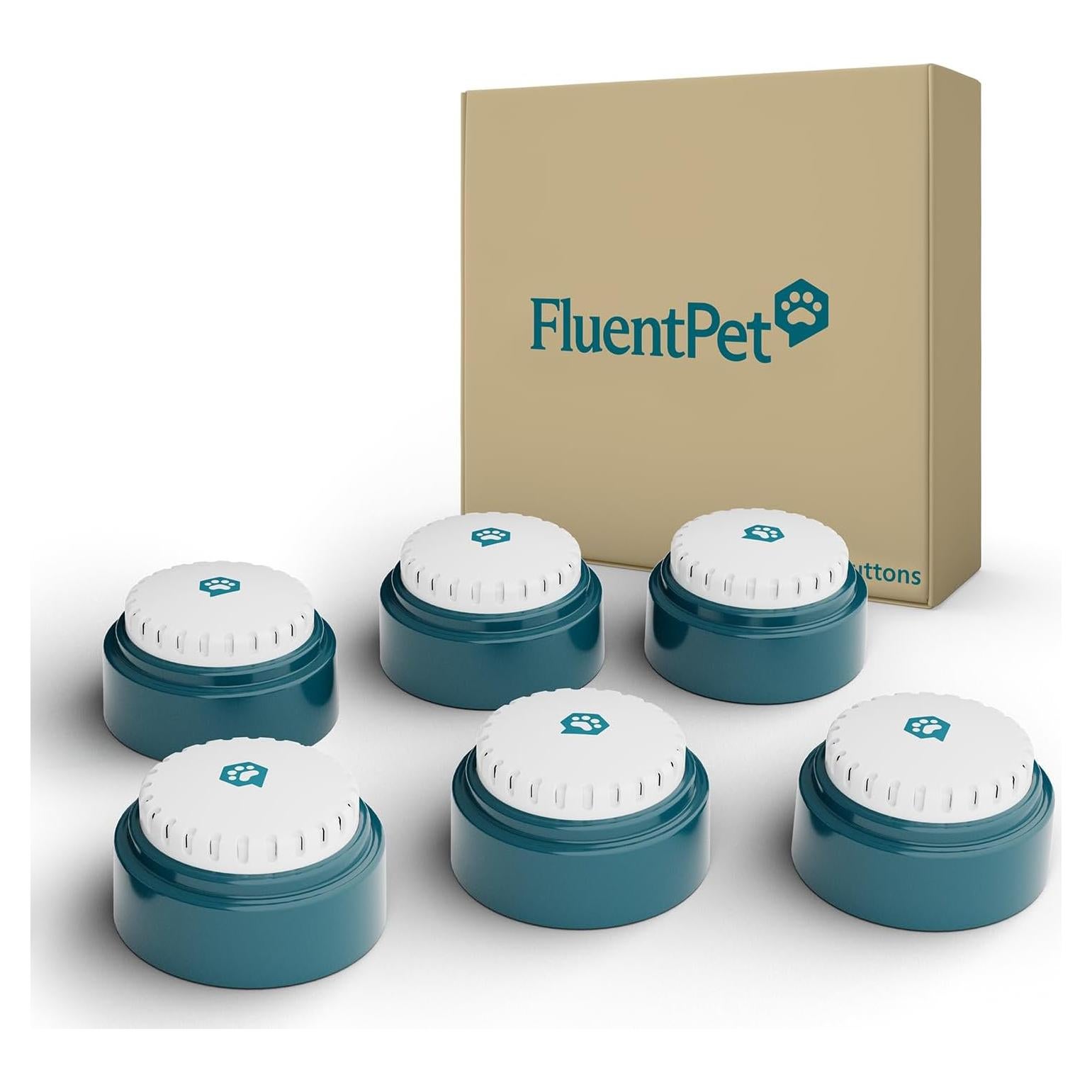 Botones de Comunicación FluentPet Speak Up - 6 Pack Grabables
