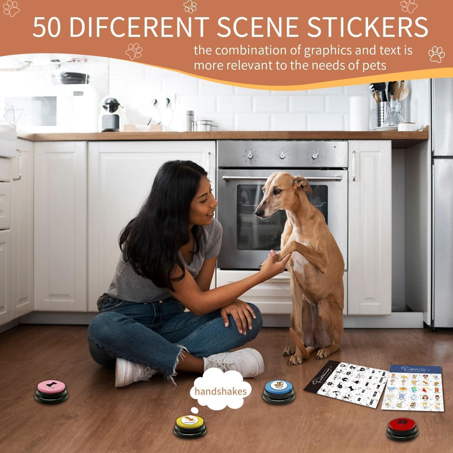 Botones de Comunicación para Perros RIBOSY - 10 Pcs Entrenamiento