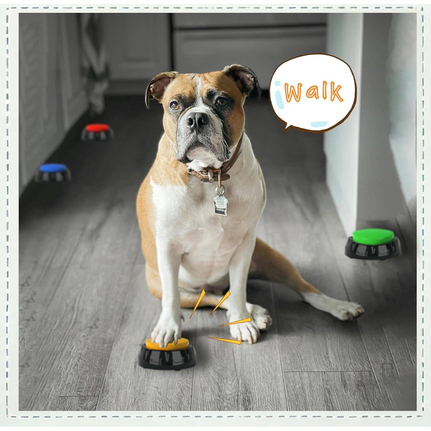 Botón Comunicador para Mascotas YoFellas - Paquete de 4