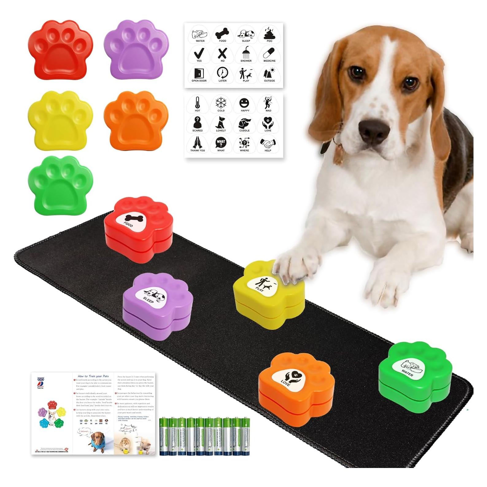 Botones de Comunicación para Perros JOY-U con 36 Stickers