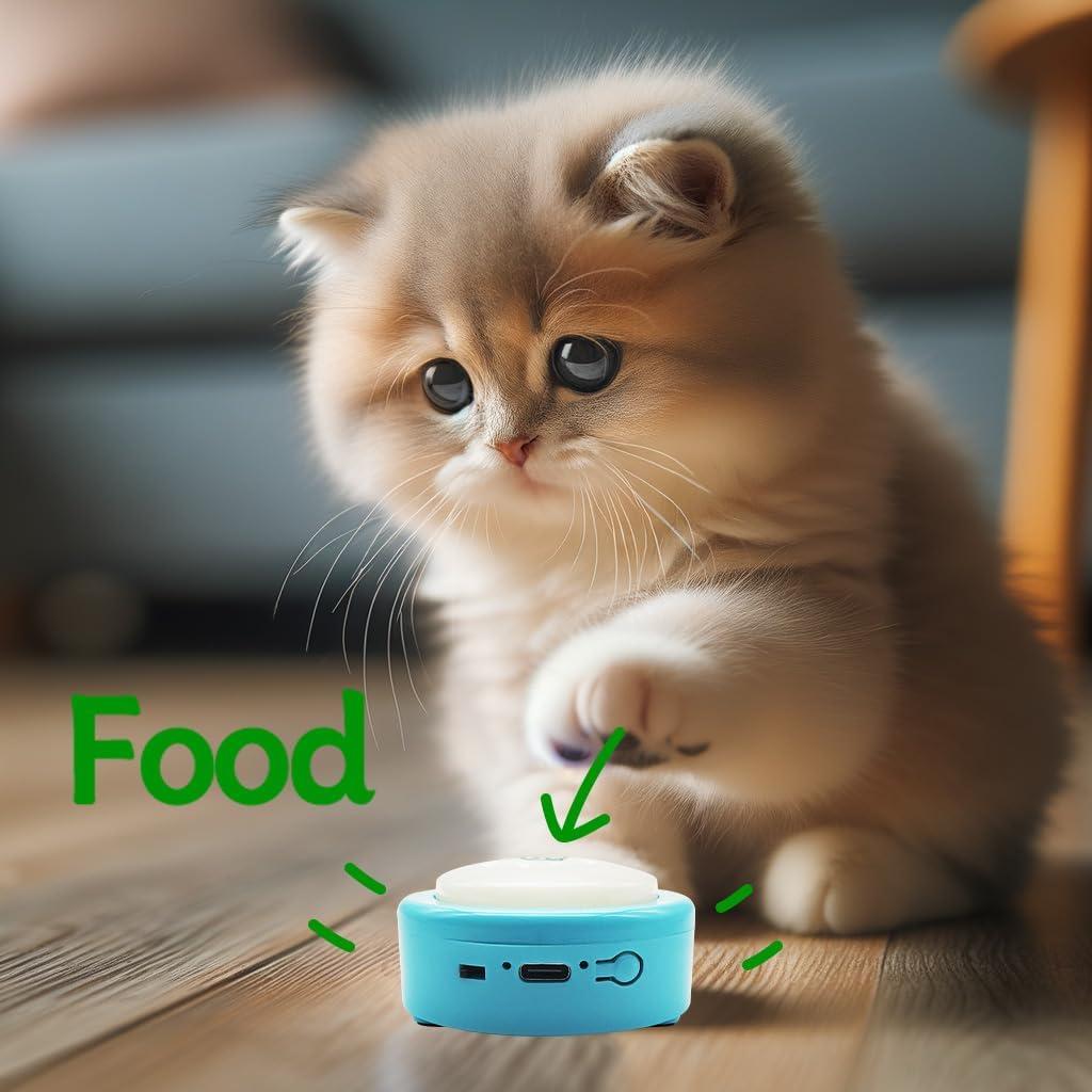 Botones Hablantes para Mascotas Topodome - Juego de 4 Recargables