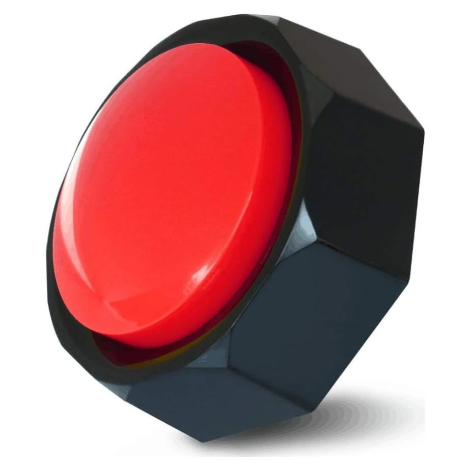 Botón de Entrenamiento para Perros RIBOSY Rojo - Grabable 30s