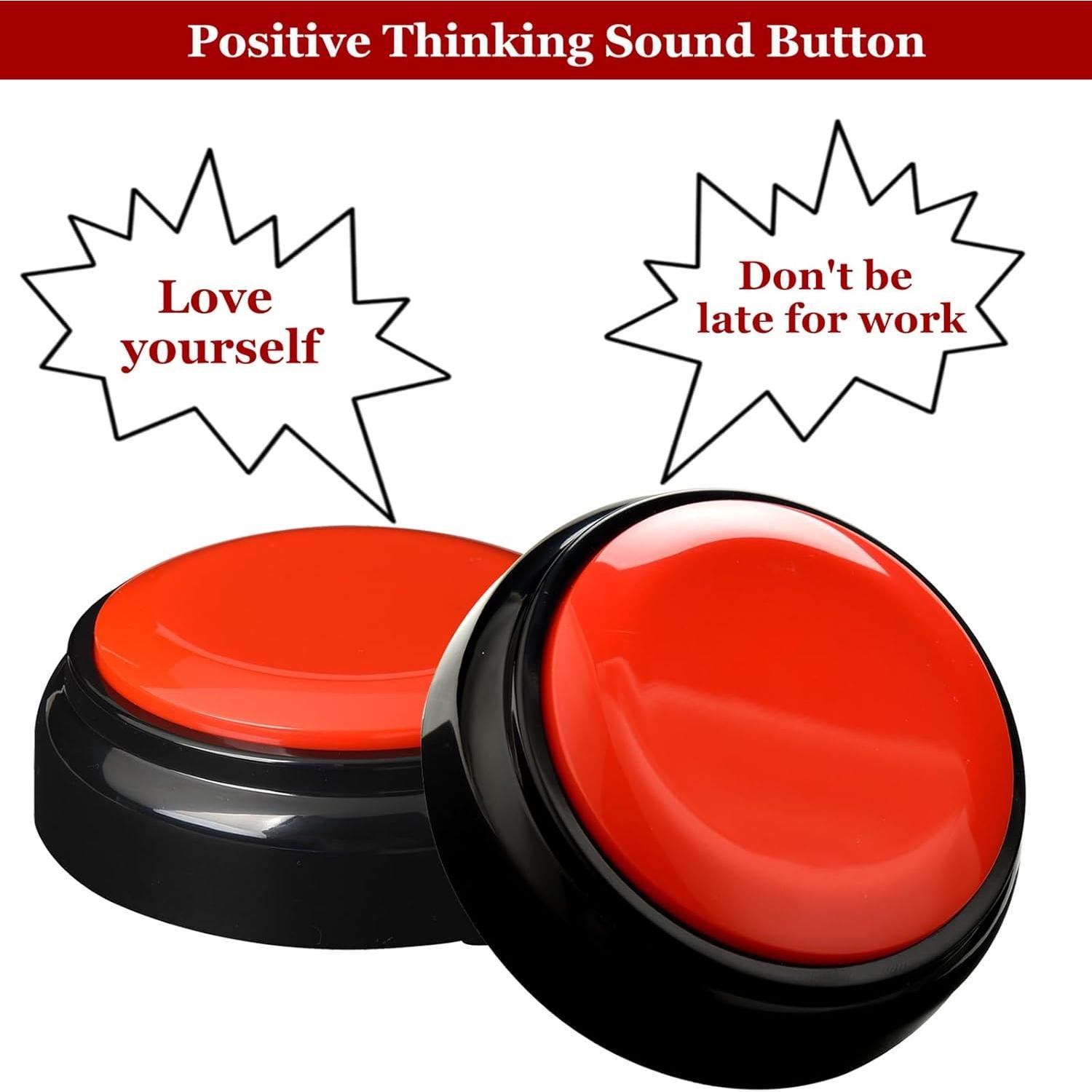 Botón de Grabación Wariolle Rojo 30 Segundos para Aula