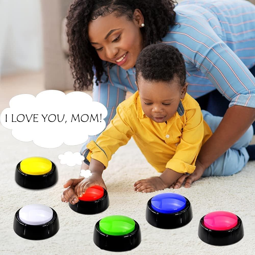 Botones de Comunicación para Perros Sumwell M4, 6 Colores, 30s