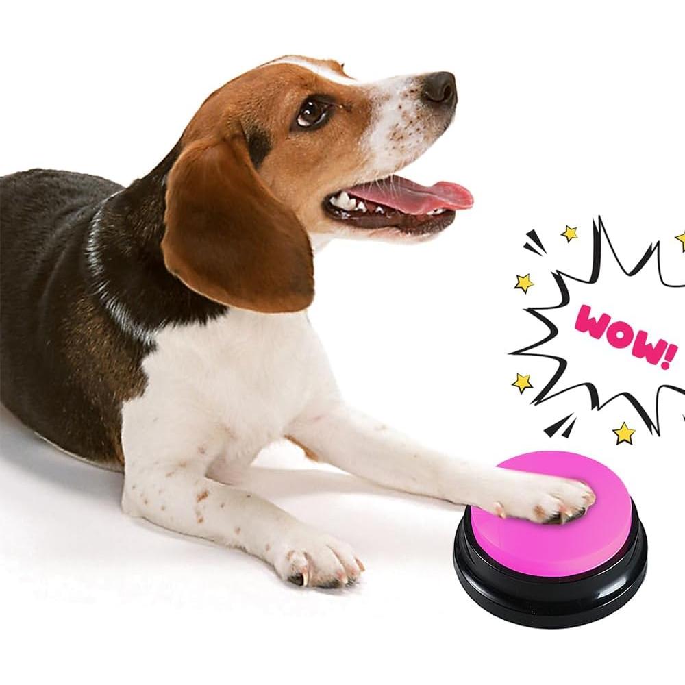 Botones Hablantes para Perros AUNMAS, Set de 4, Grabación 30s