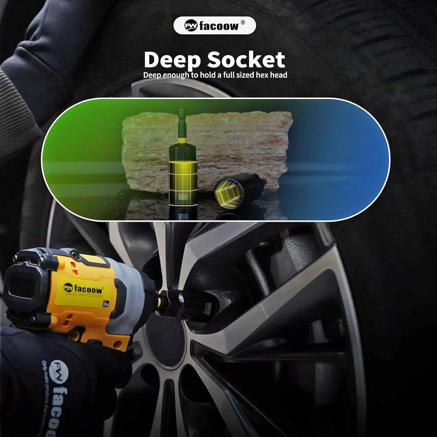 Juego de 55 Piezas de Destornillador de Impacto Facoow