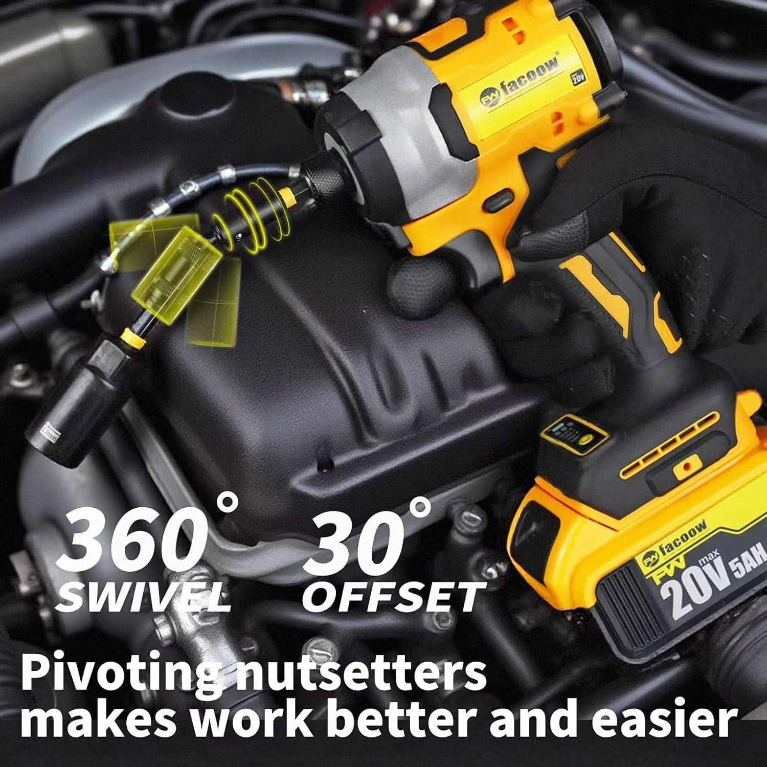 Juego de 55 Piezas de Destornillador de Impacto Facoow