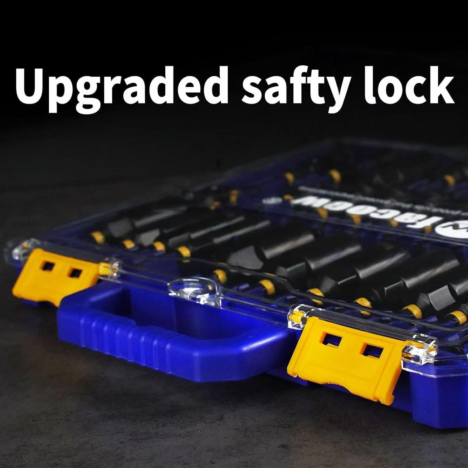 Juego de 55 Piezas de Destornillador de Impacto Facoow