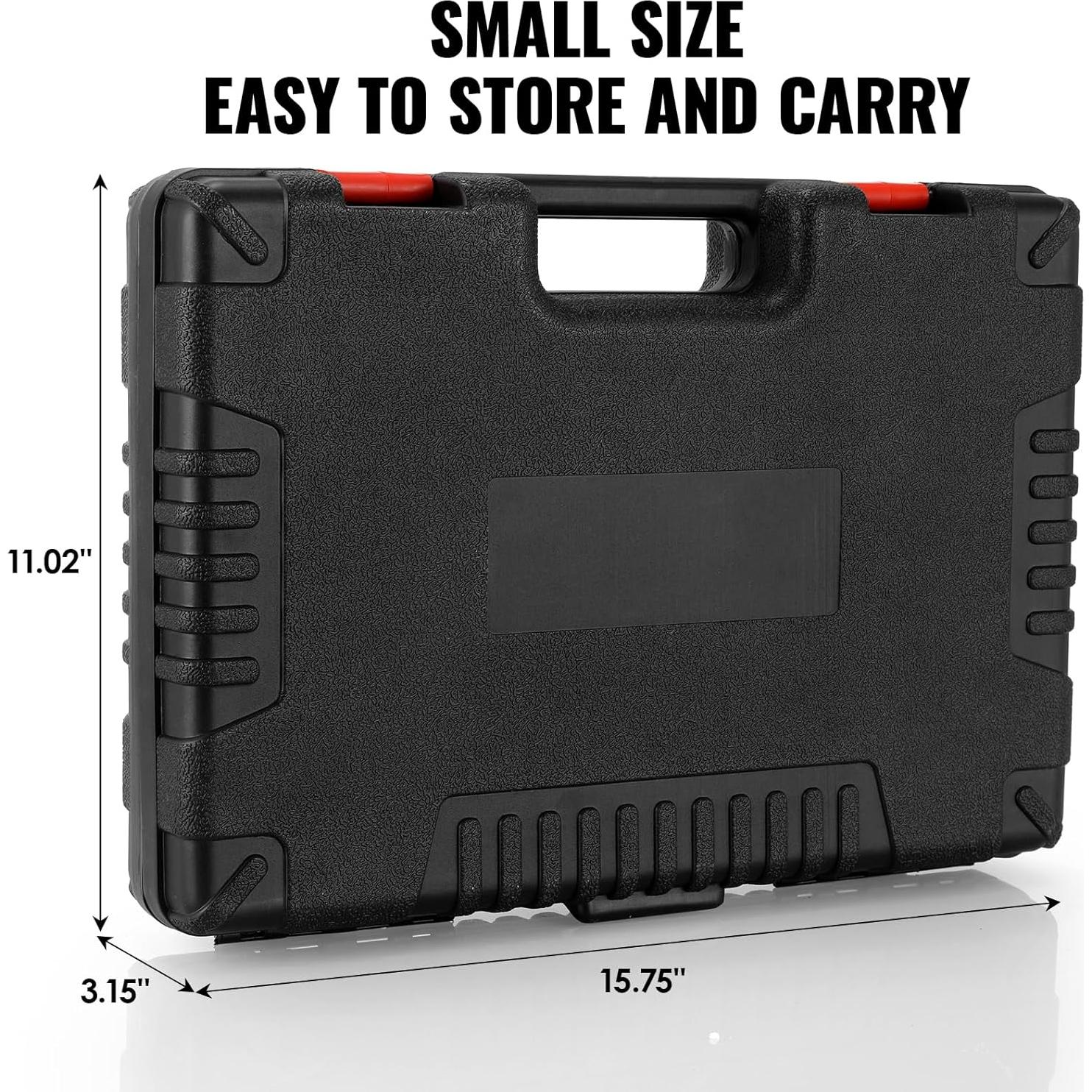 Kit de Herramientas TLGREEN 218 Piezas con Estuche Rojo