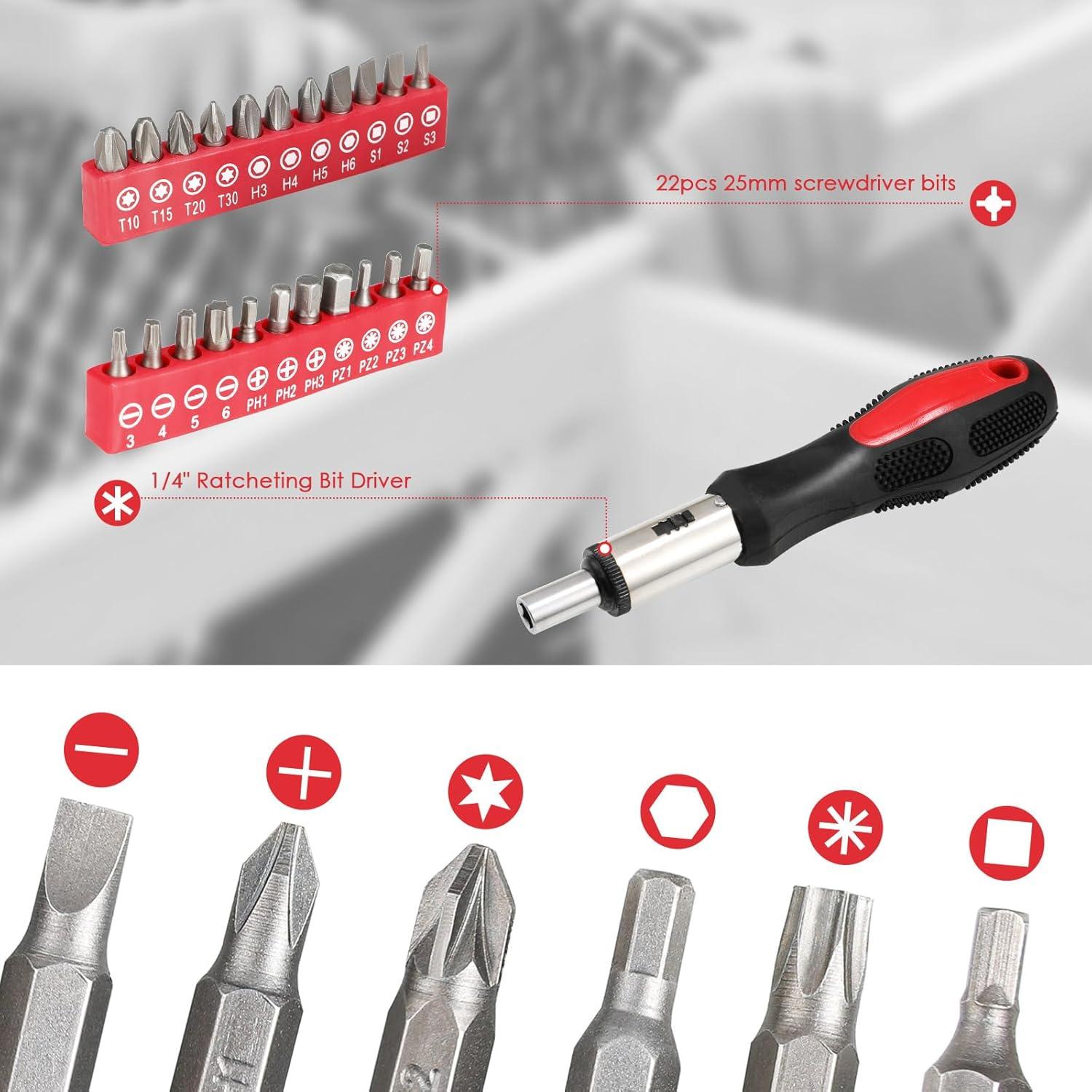 Kit de Herramientas TLGREEN 147 Piezas para el Hogar