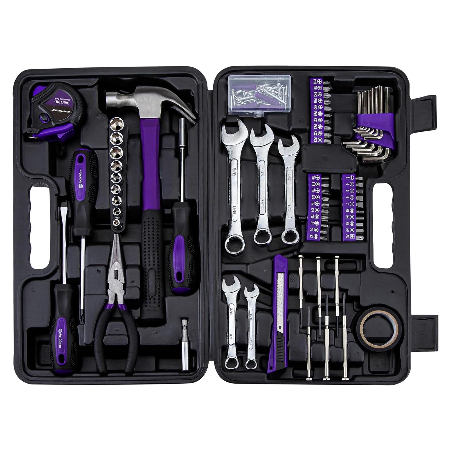 Juego de Herramientas Cartman 148 Piezas para Hogar y Auto