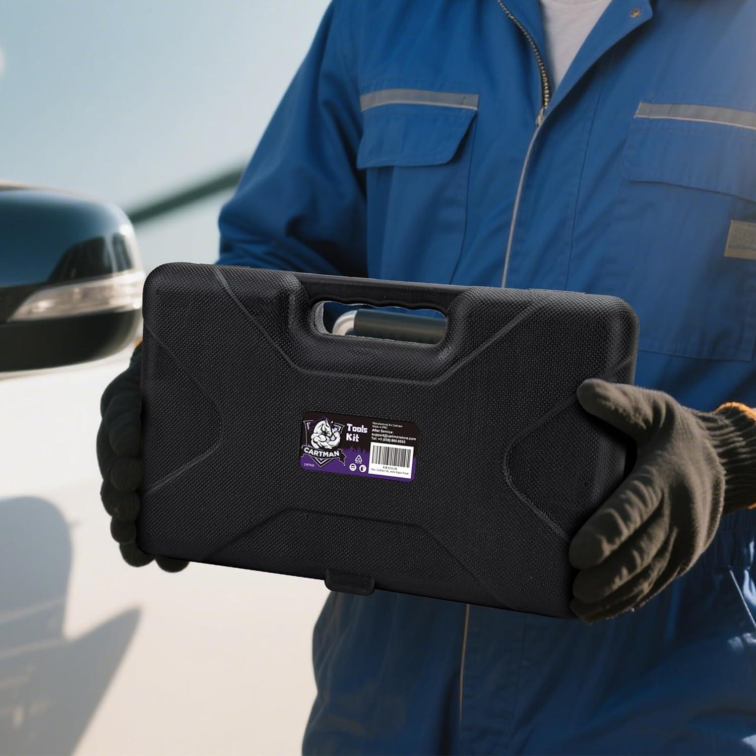 Juego de Herramientas Cartman 148 Piezas para Hogar y Auto