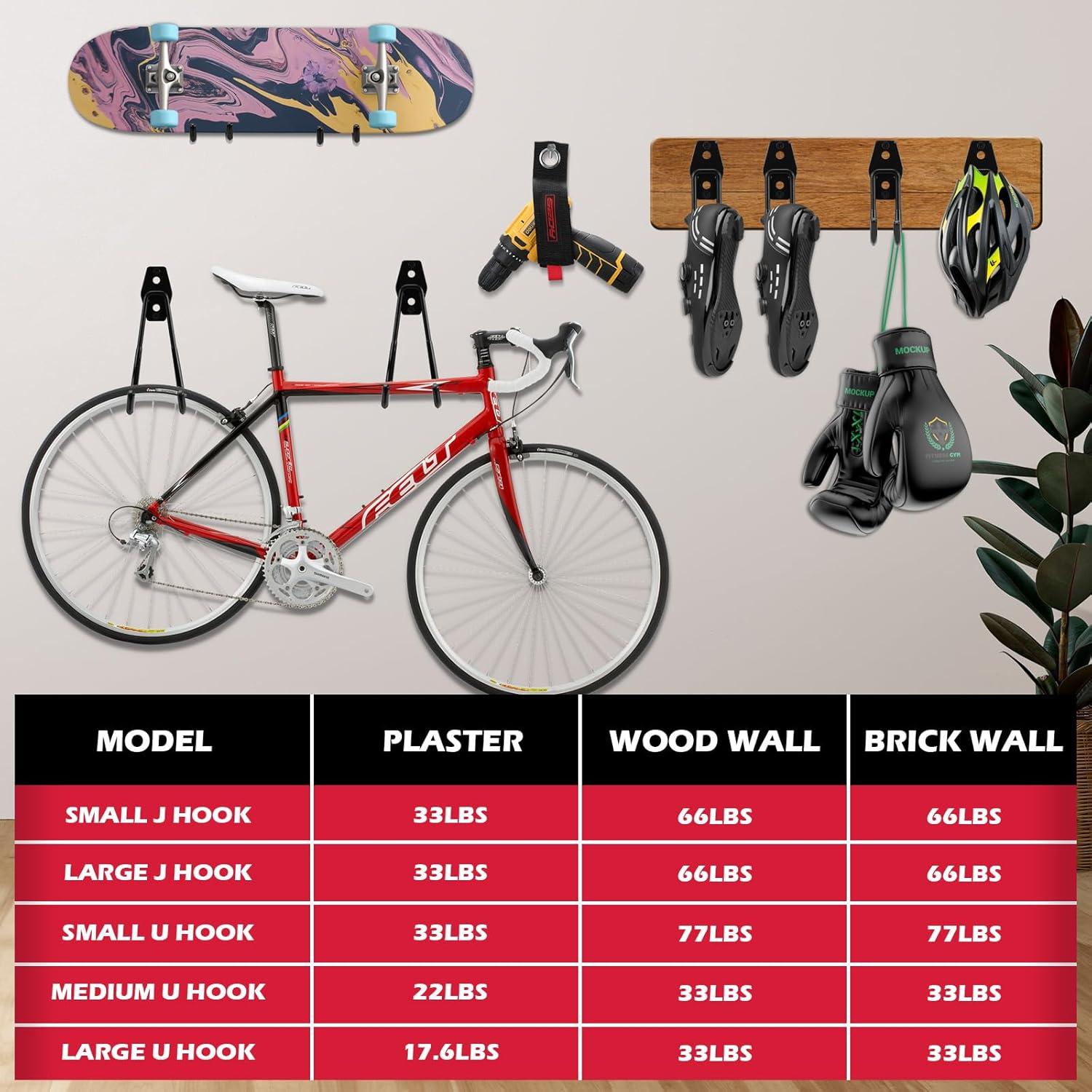 Ganchos de Almacenamiento SEDY 20 Piezas Alta Resistencia 35kg