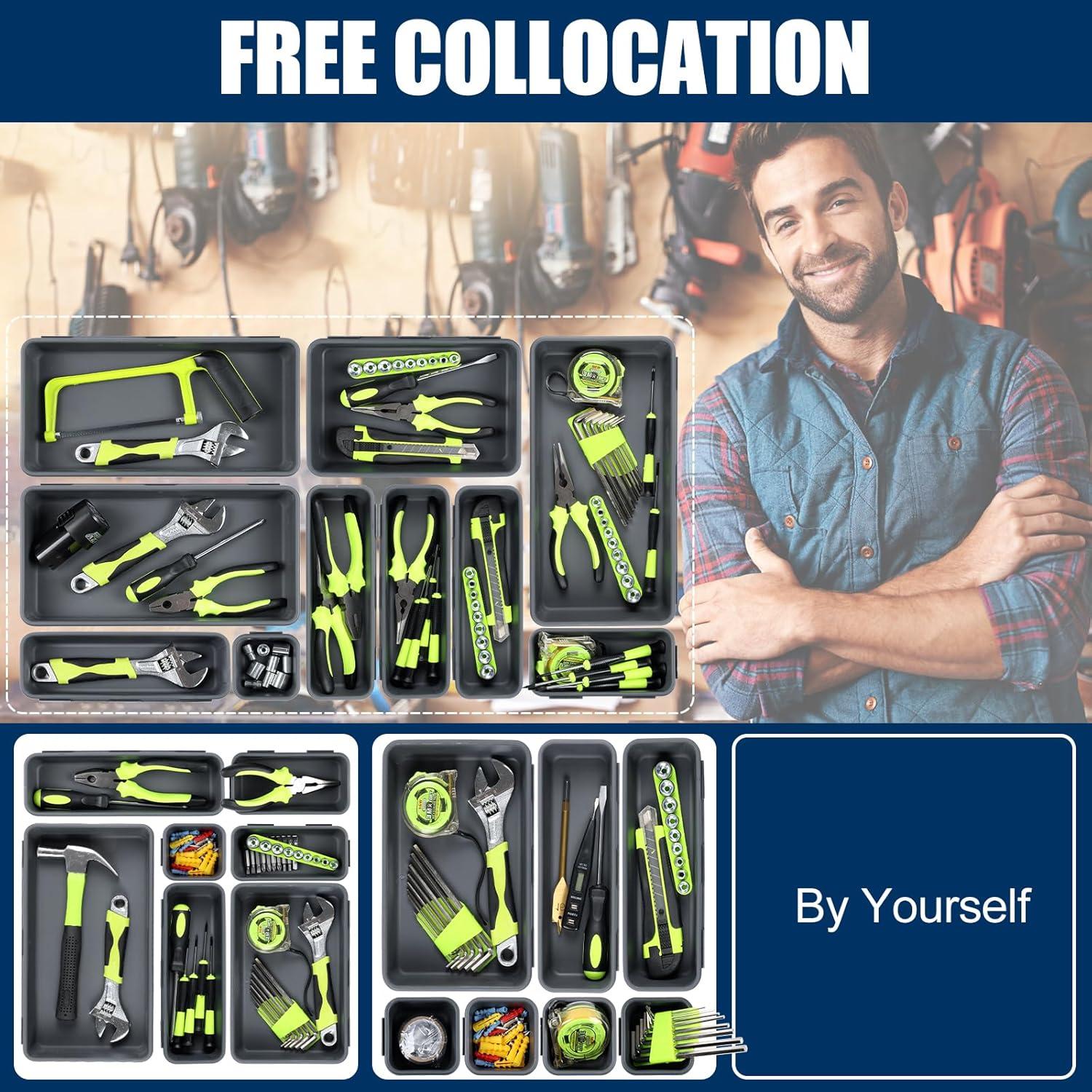 Organizador de Bandeja TaoTazon 68PCS para Caja de Herramientas