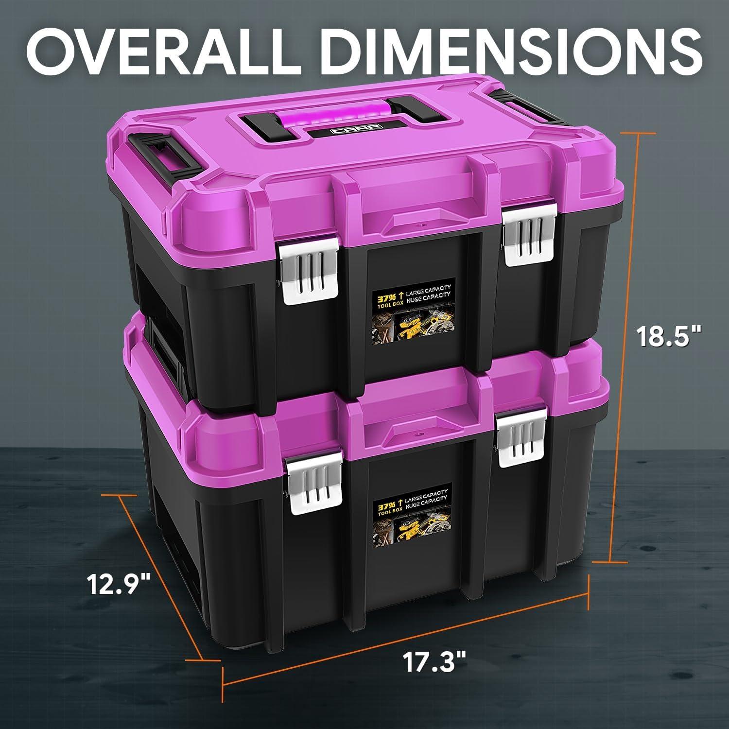 Juego de Caja de Herramientas 2-en-1 CAAP DRIVEN Púrpura