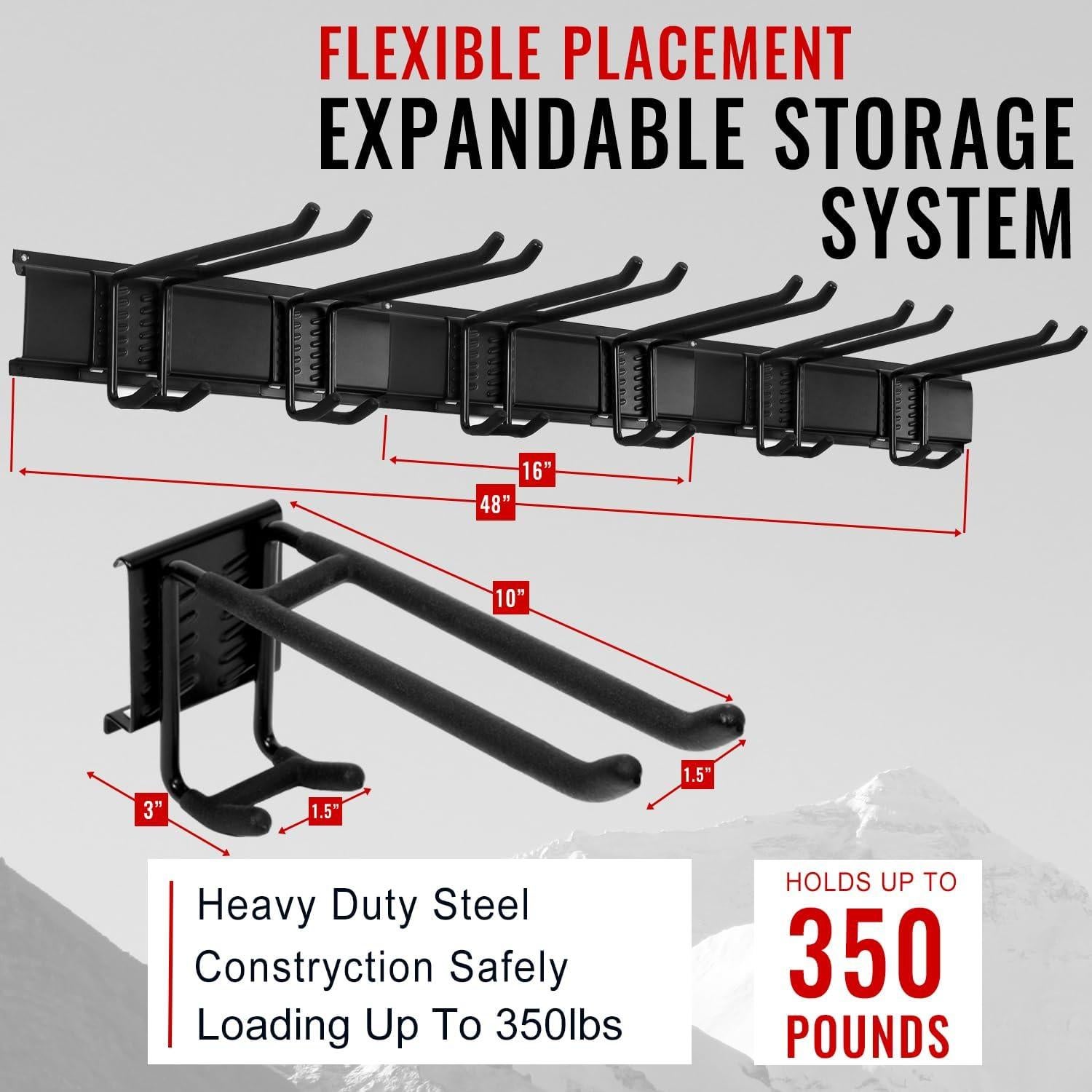 Soporte de Almacenamiento de Herramientas Aking Ace 158.8 kg Negro