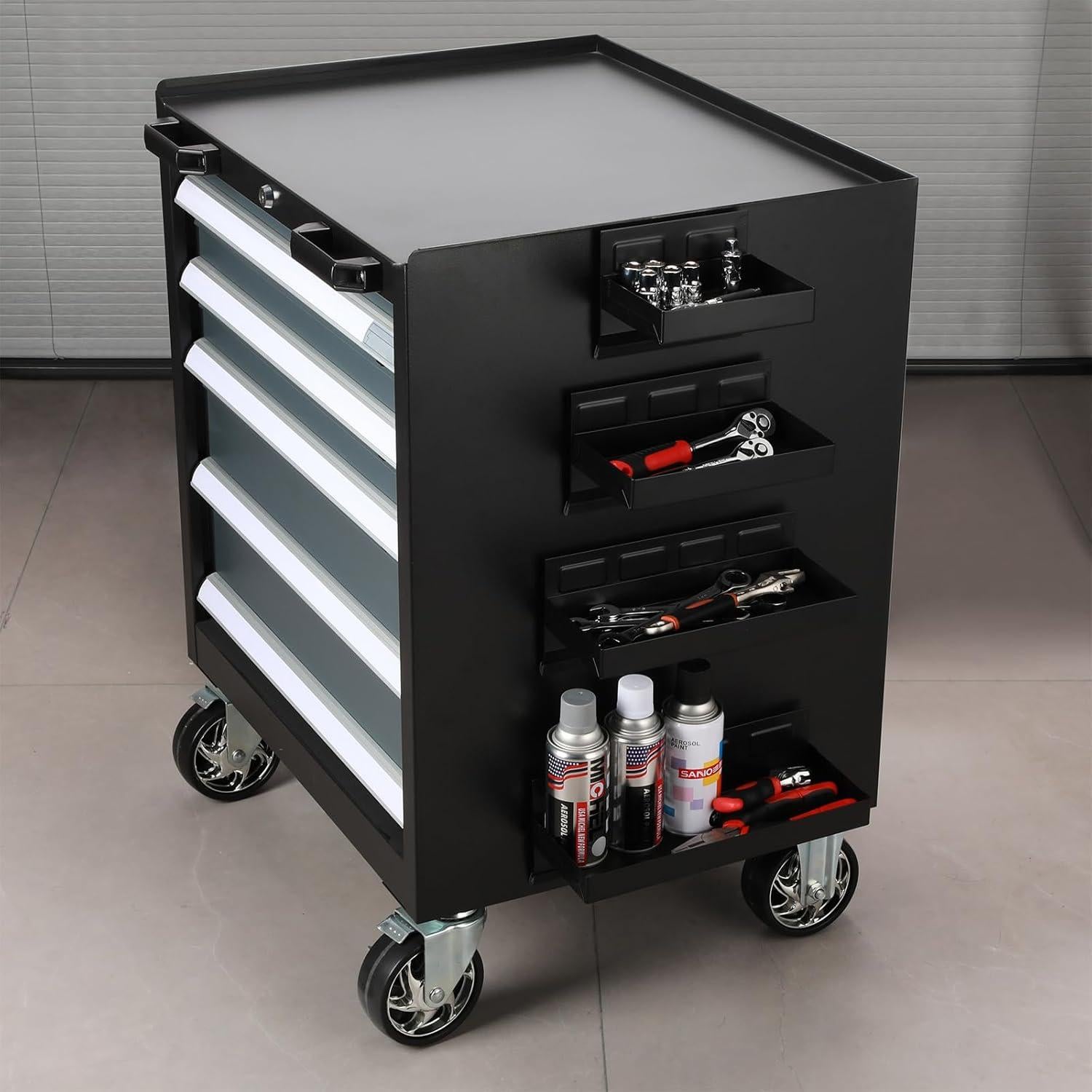 Juego de 4 Bandejas Magnéticas Mayouko para Herramientas 15-30 cm