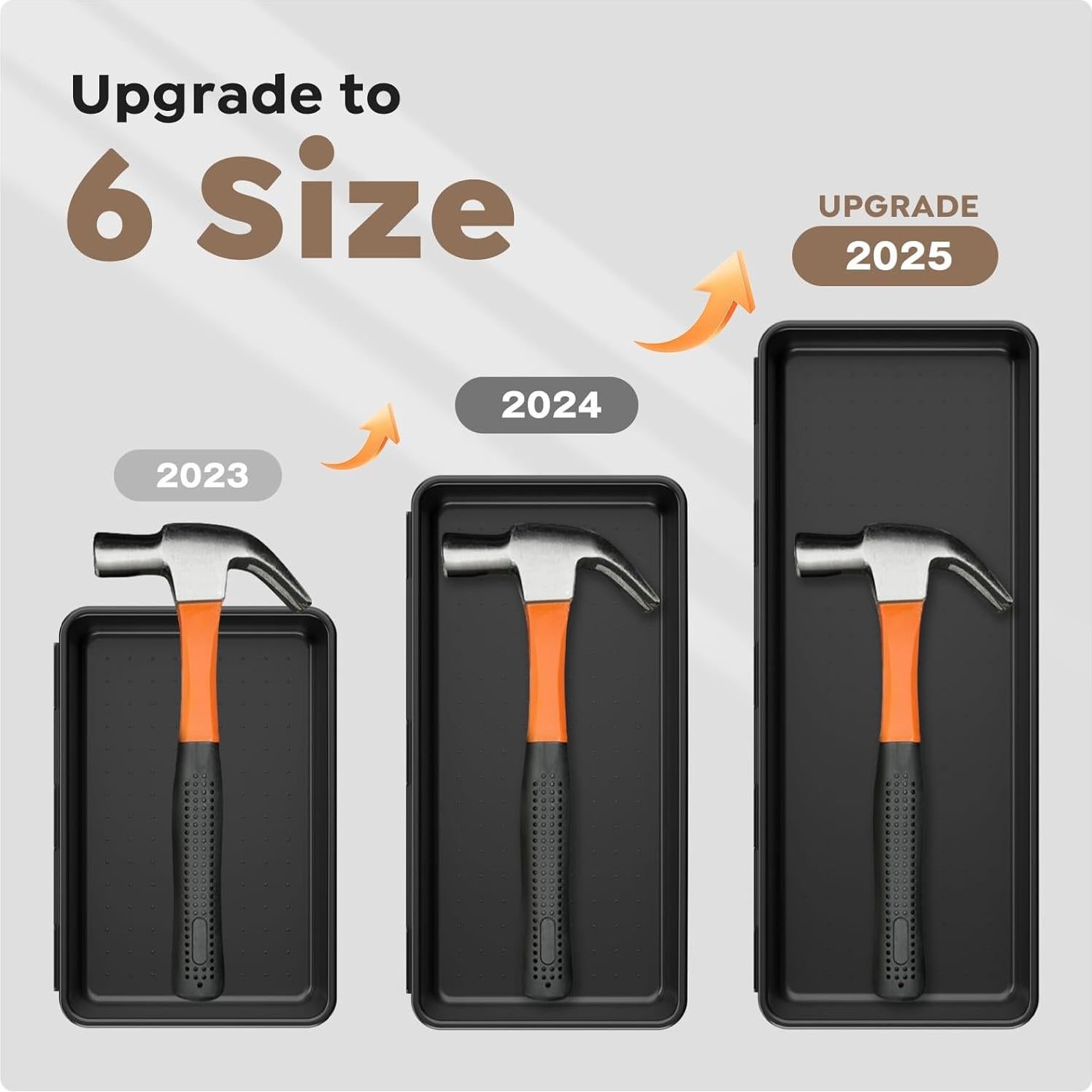 Organizador de herramientas A-LUGEI 100 piezas plástico negro