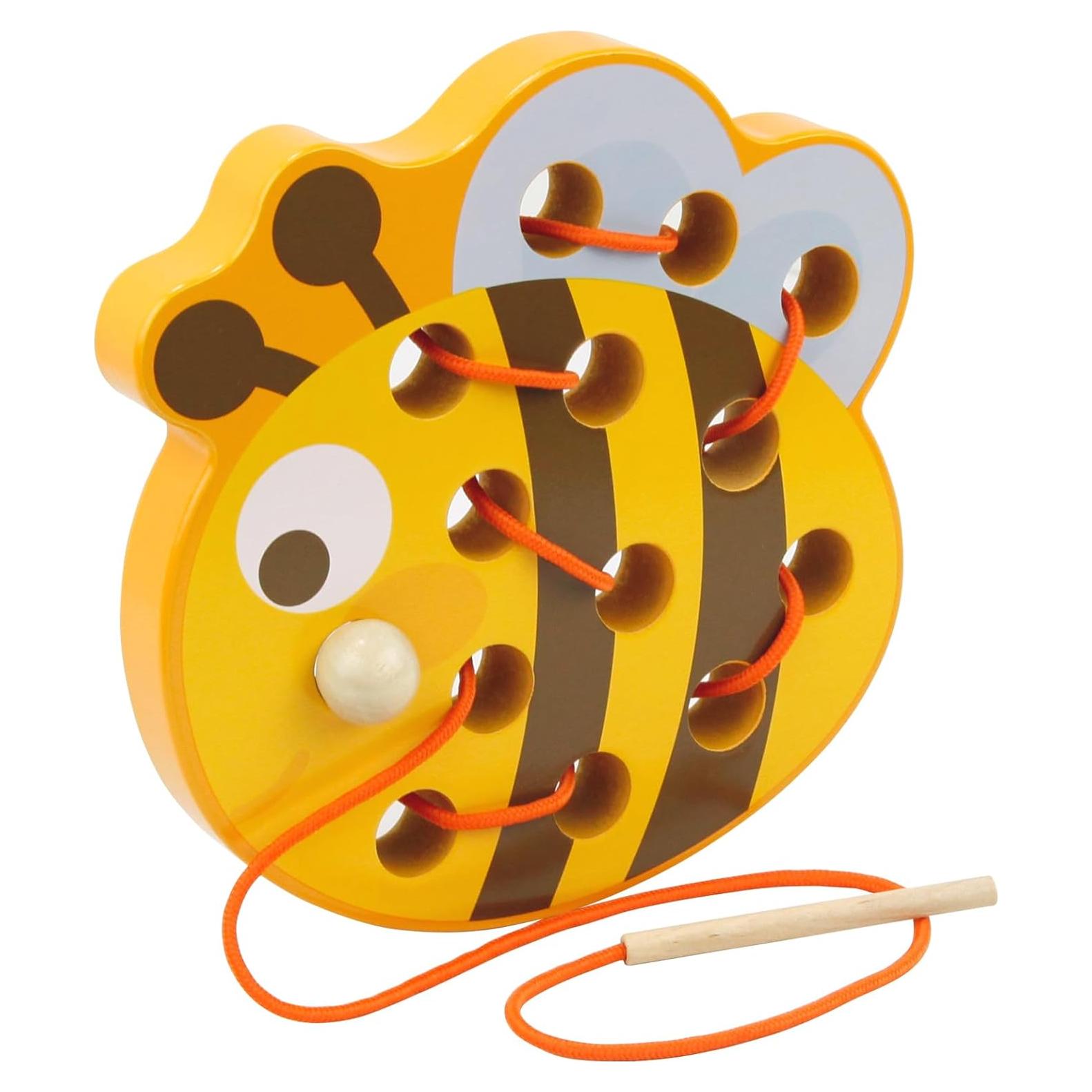 Juguete de Enhebrado de Madera Sealive Abeja para Niños