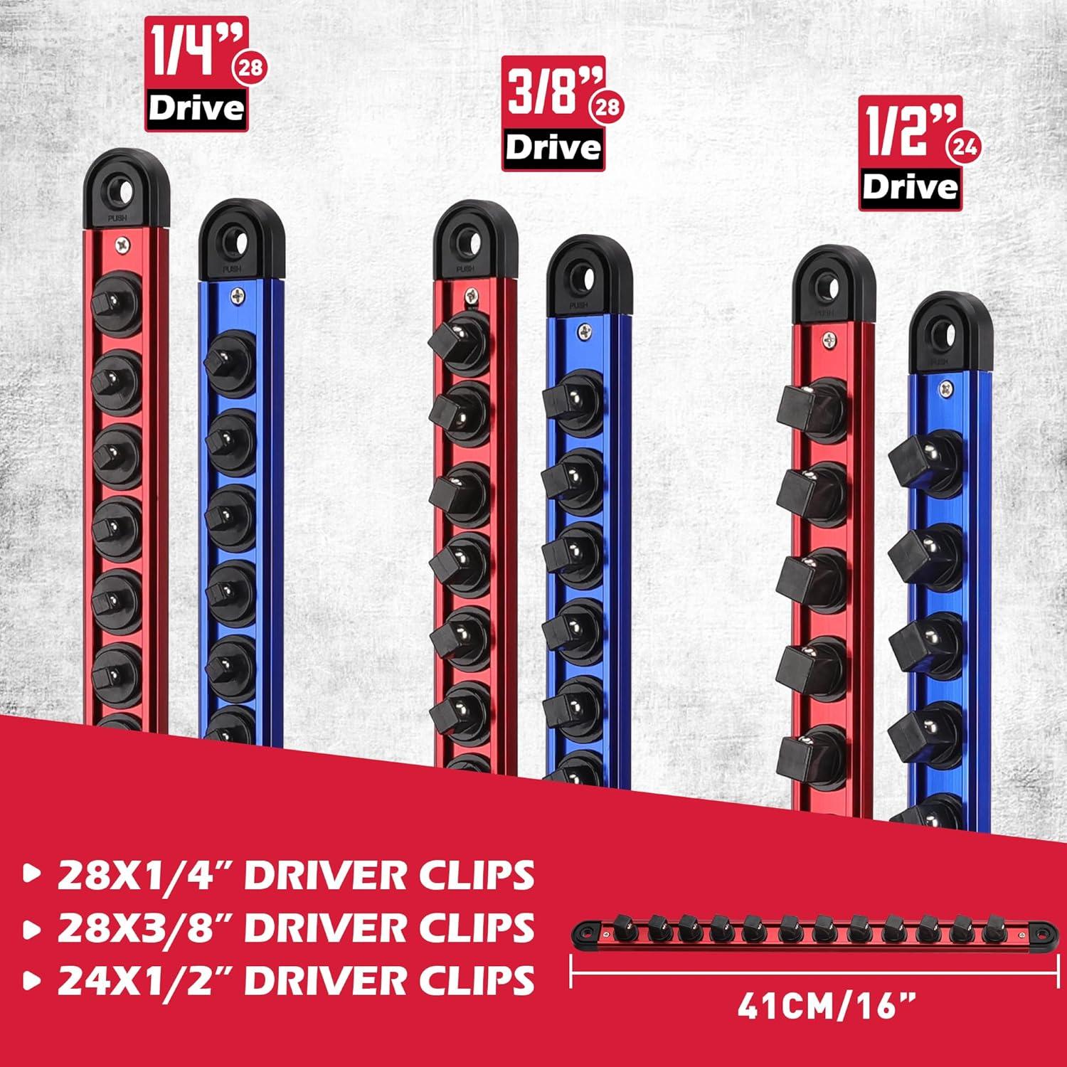 Organizador Magnético para Enchufes SEDY - 6 Piezas, 80 Enchufes