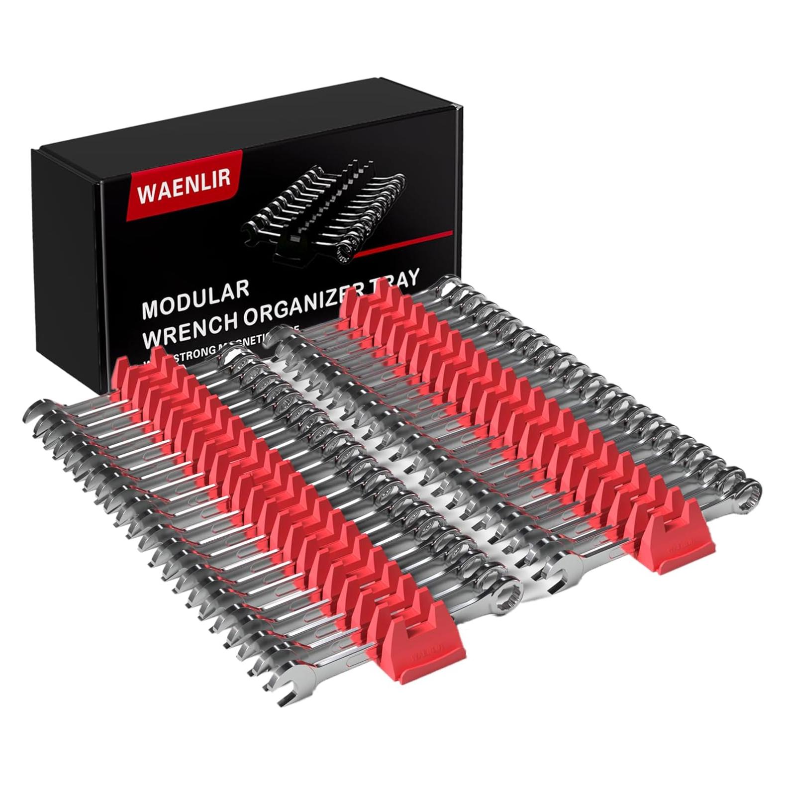 Organizador de Llaves Magnético WAENLIR 48PCS Rojo