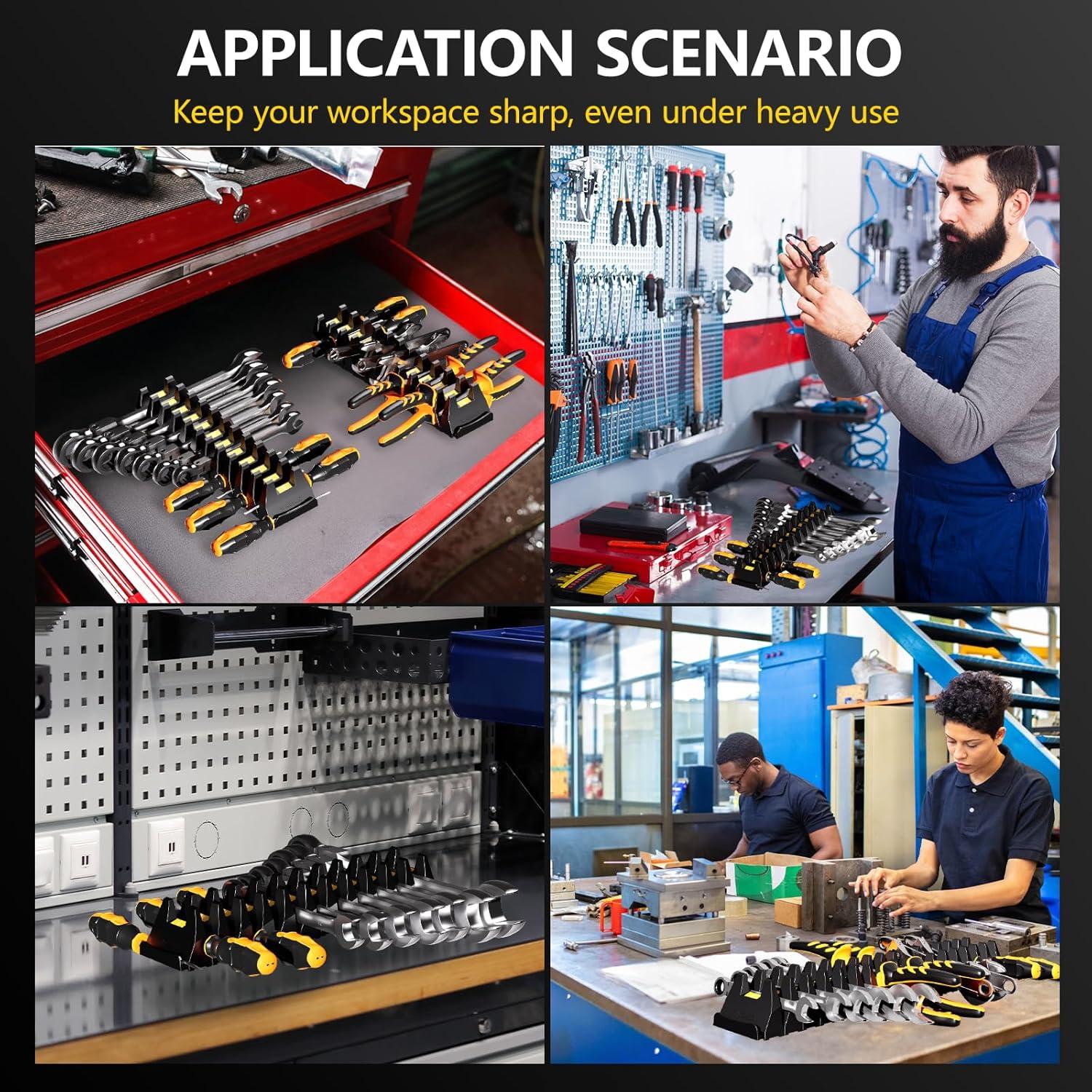 Organizador de Llaves Magnético WAENLIR 48PCS Rojo